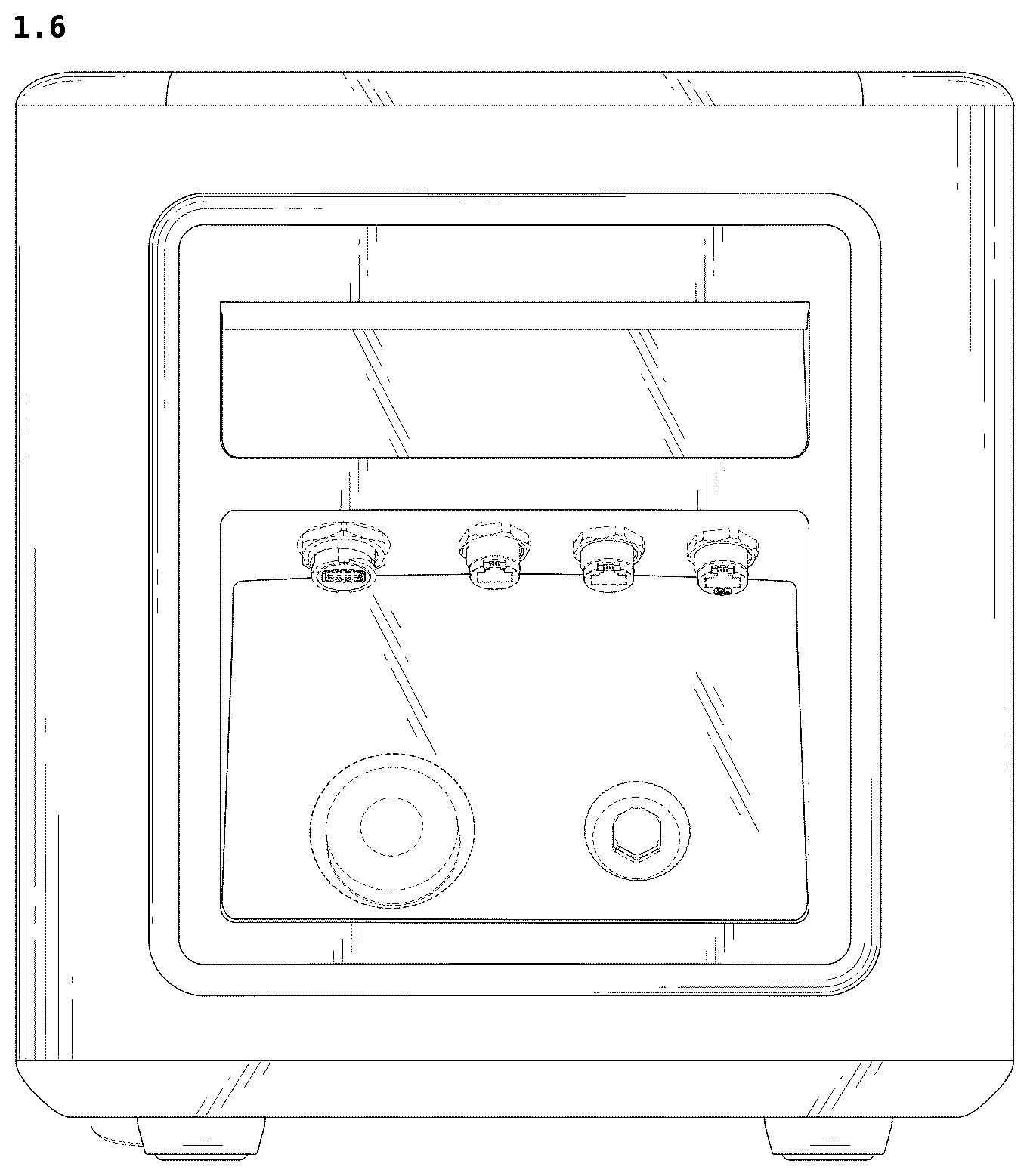 Patent USD1078636 Figure 6 – Housing for energy storage power supply
