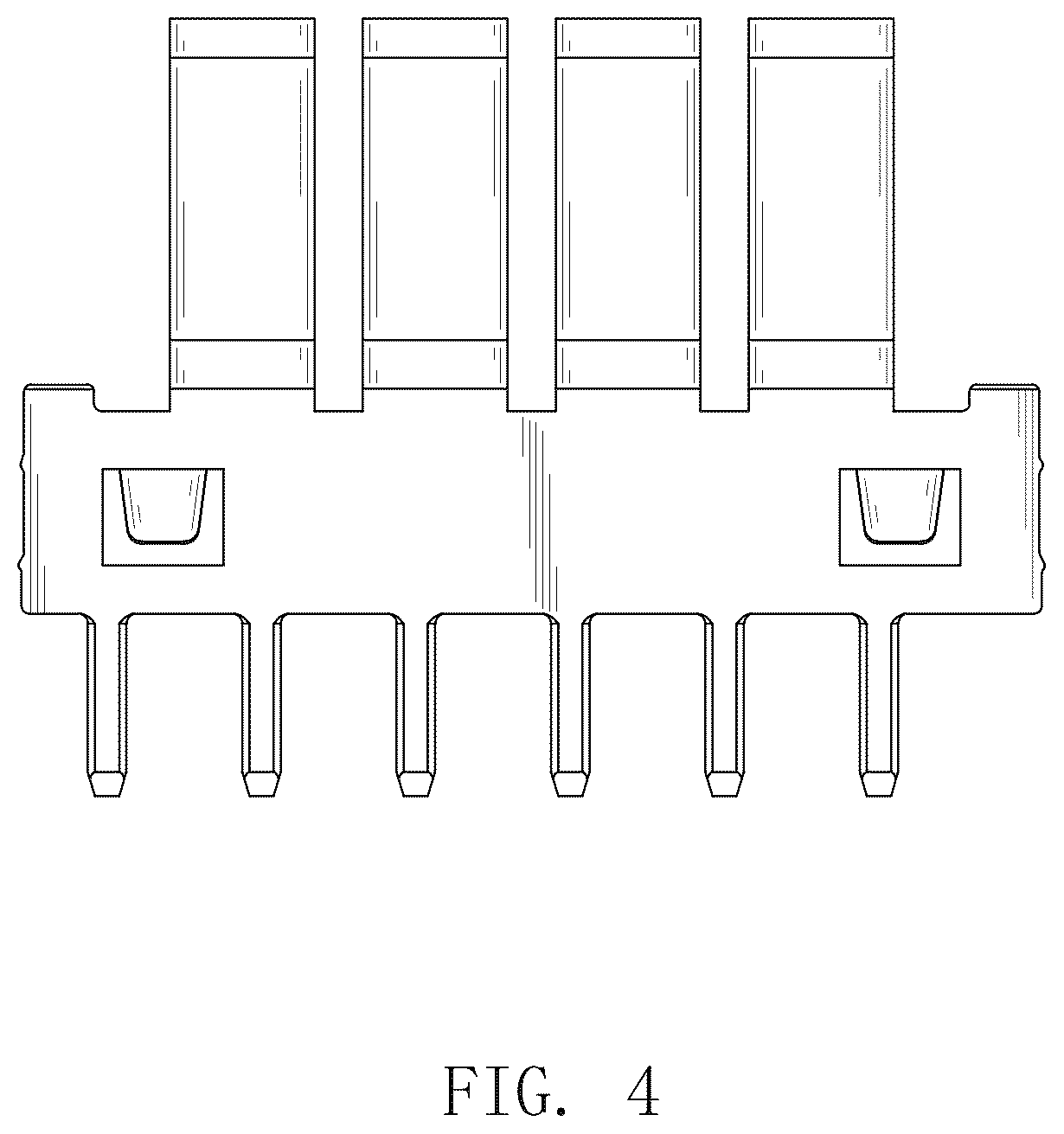 Patent USD1078655 Figure 4 – Upright power terminal
