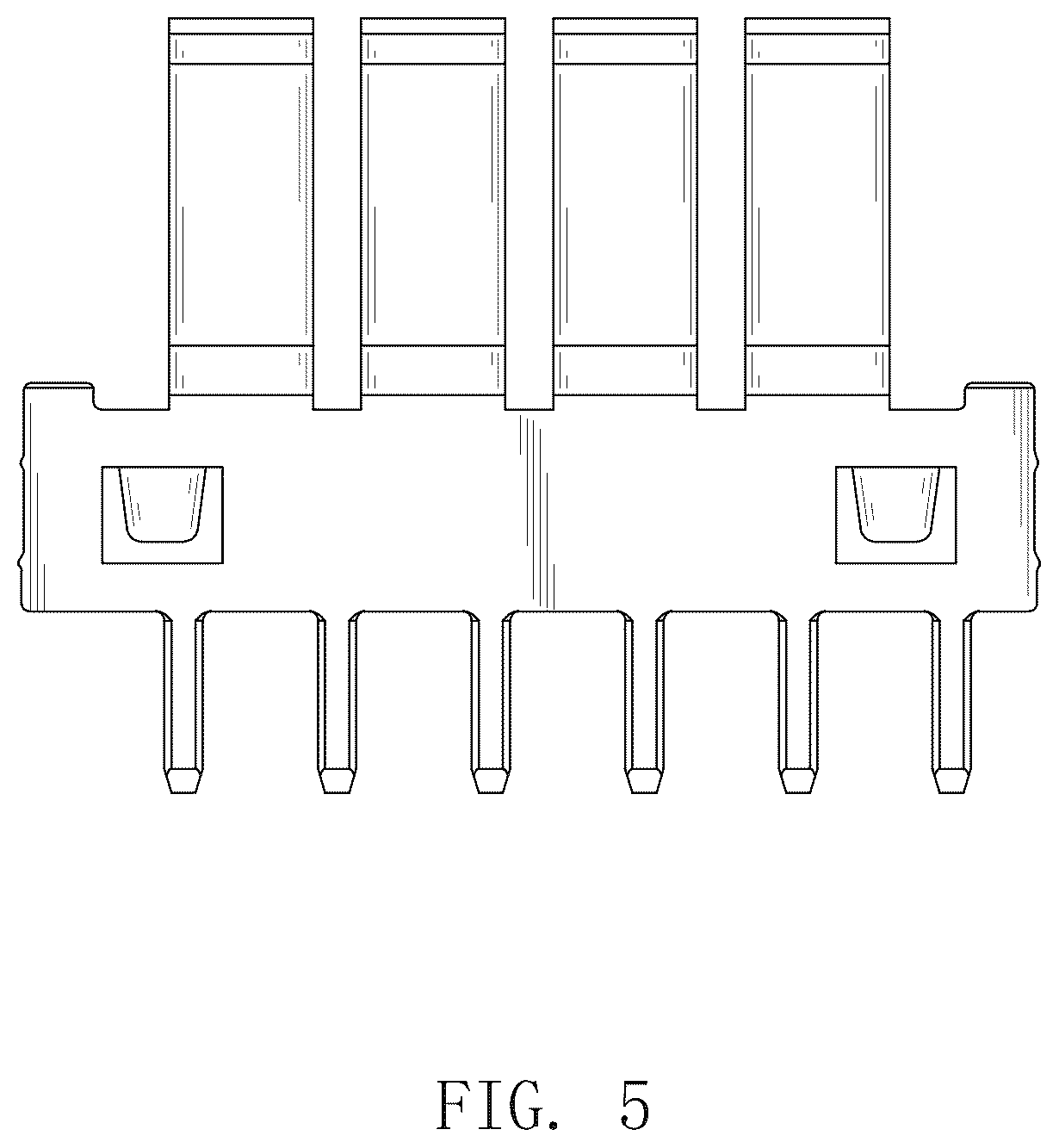 Patent USD1078655 Figure 5 – Upright power terminal