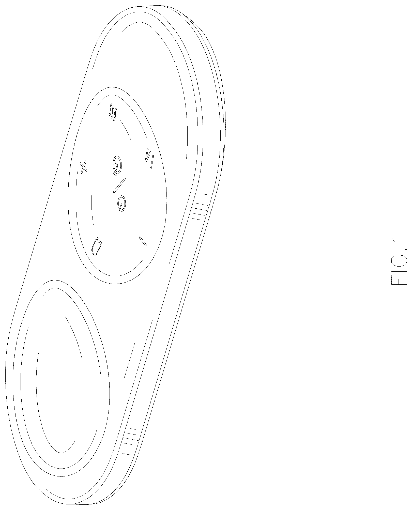 Patent USD1078660 Figure 1 – Remote control