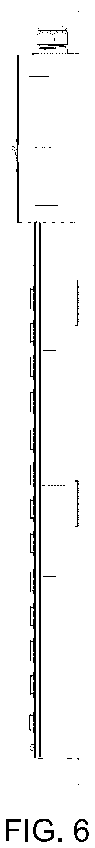 Patent USD1078666 Figure 6 – Power distribution unit