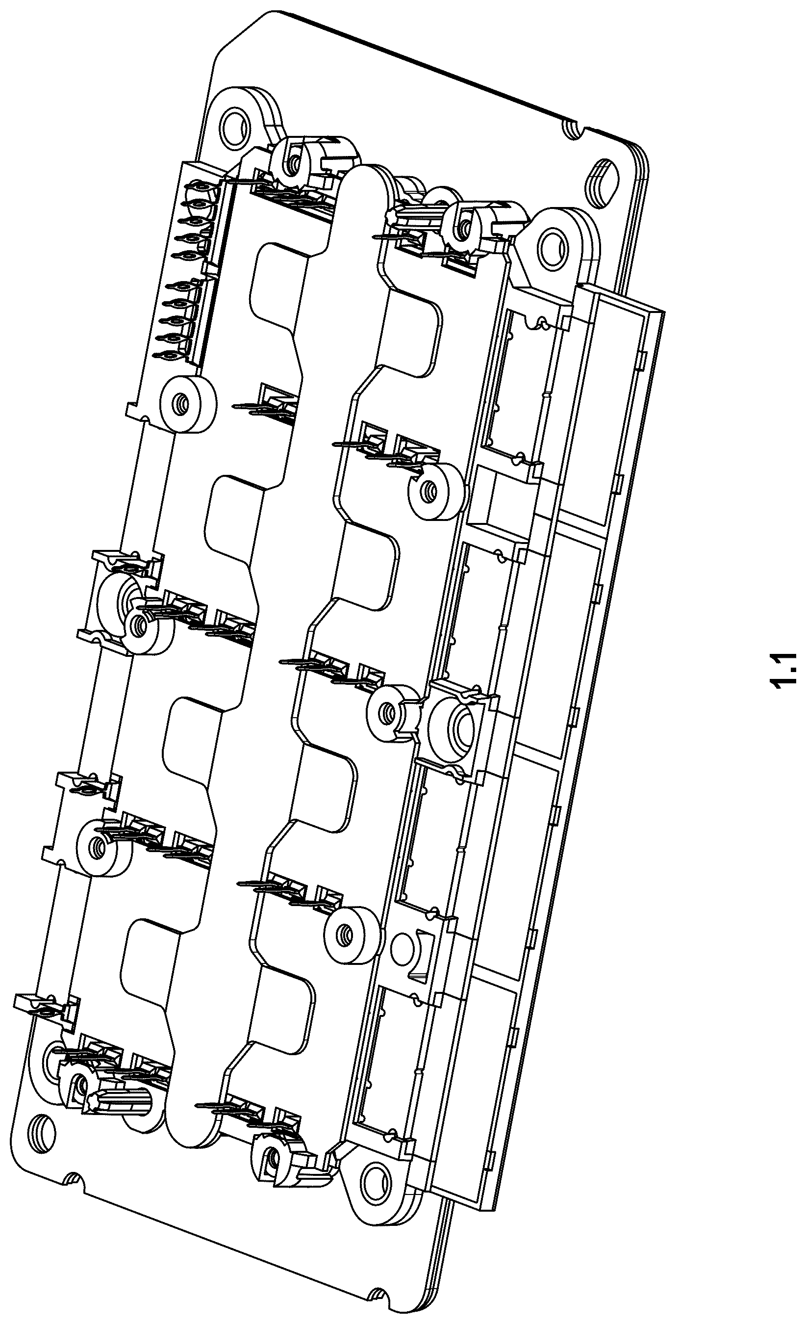 Patent USD1078668 Figure 1 – Semiconductor power module for vehicles