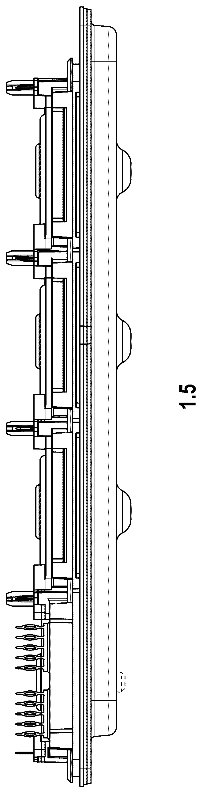Patent USD1078669 Figure 5 – Semiconductor power module for vehicles