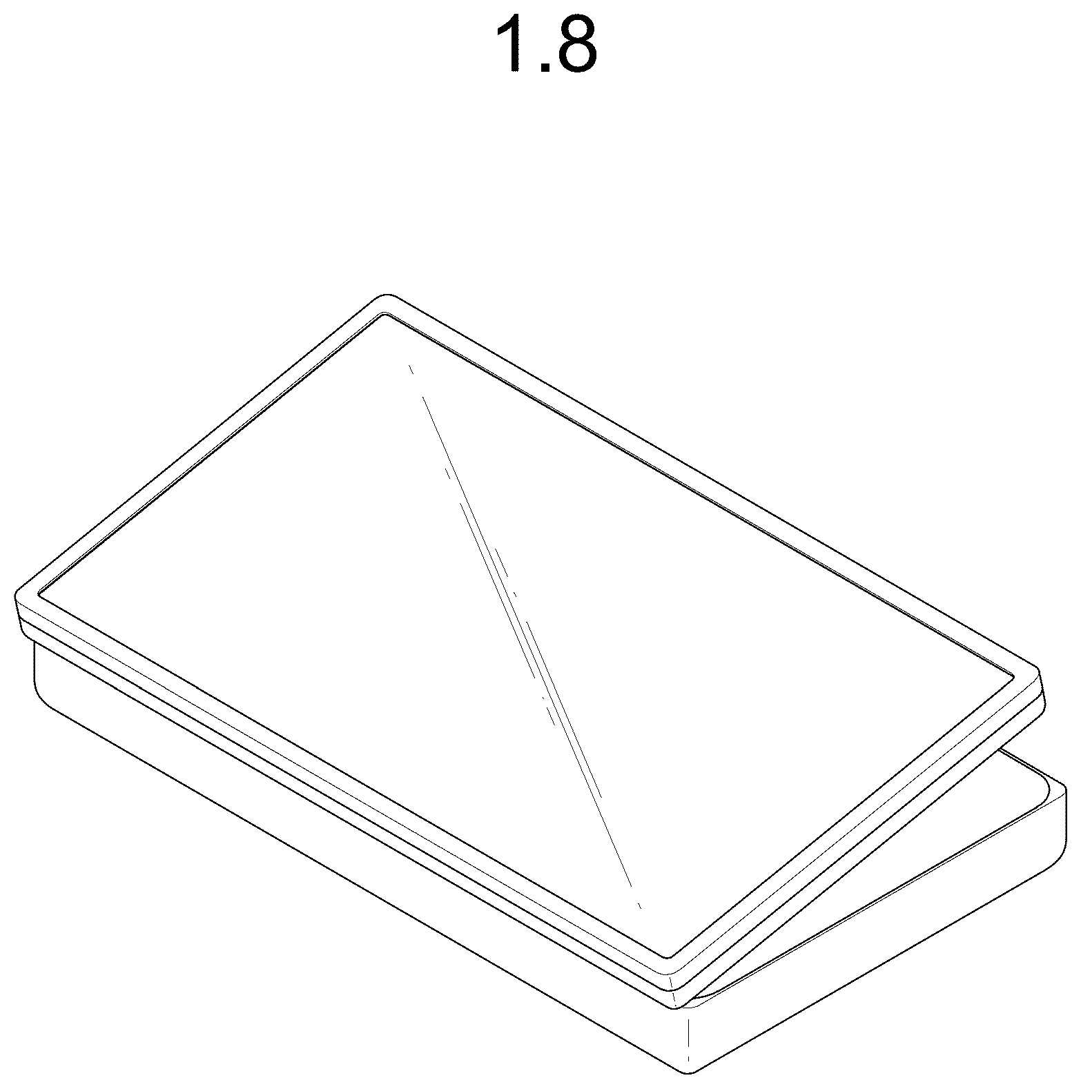 Patent USD1078672 Figure 1 – Television receiver