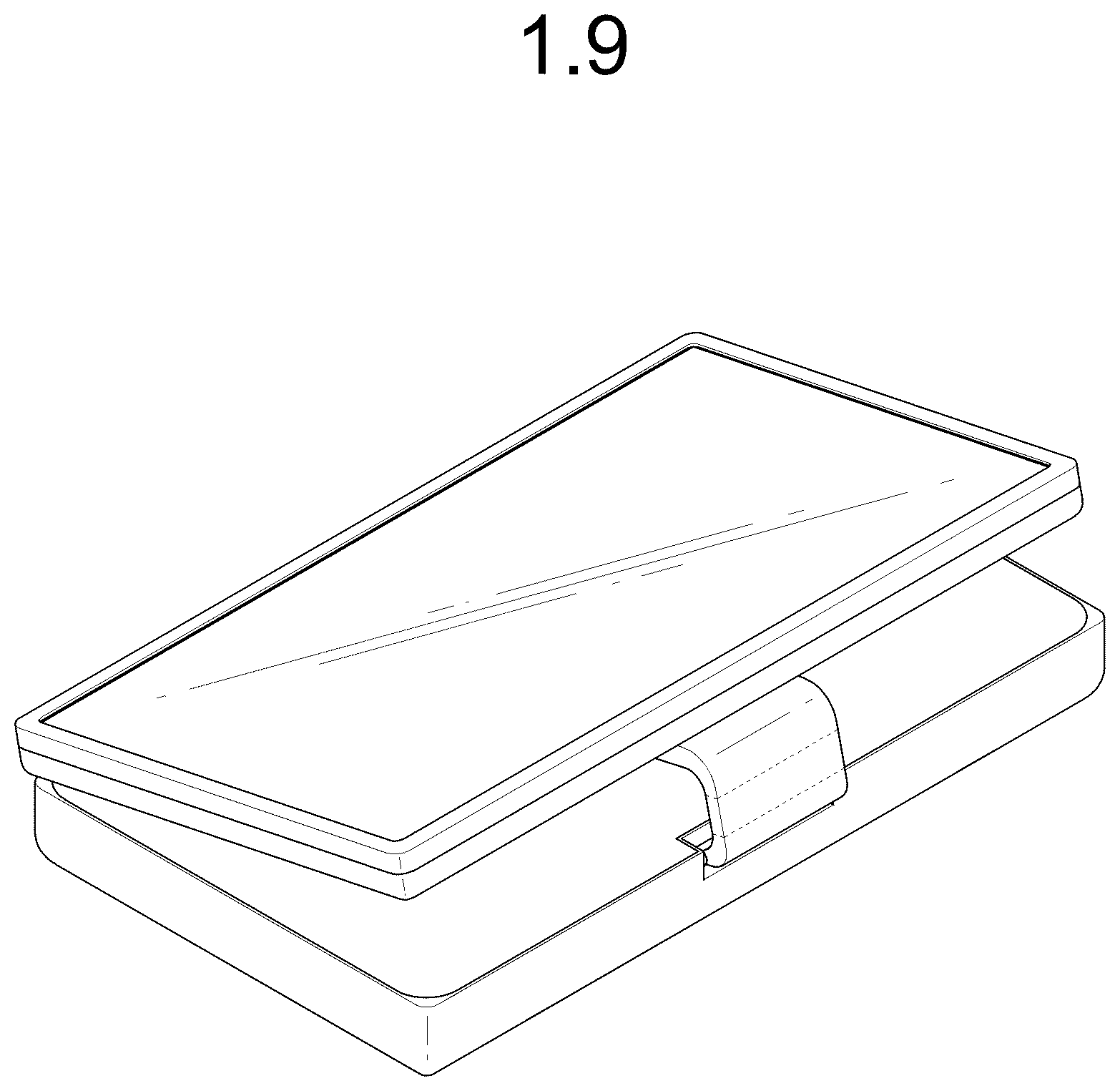 Patent USD1078672 Figure 2 – Television receiver