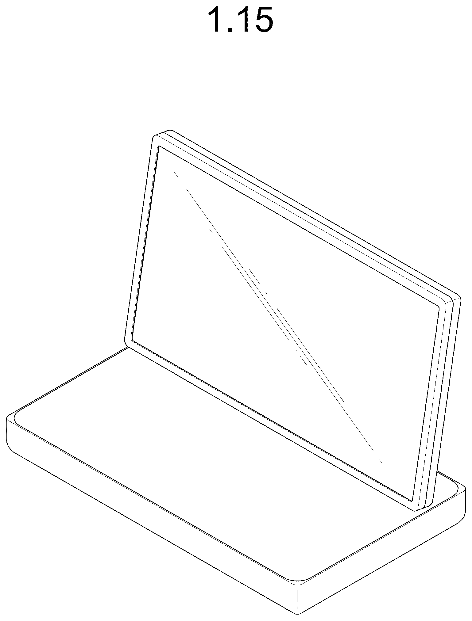 Patent USD1078672 Figure 8 – Television receiver