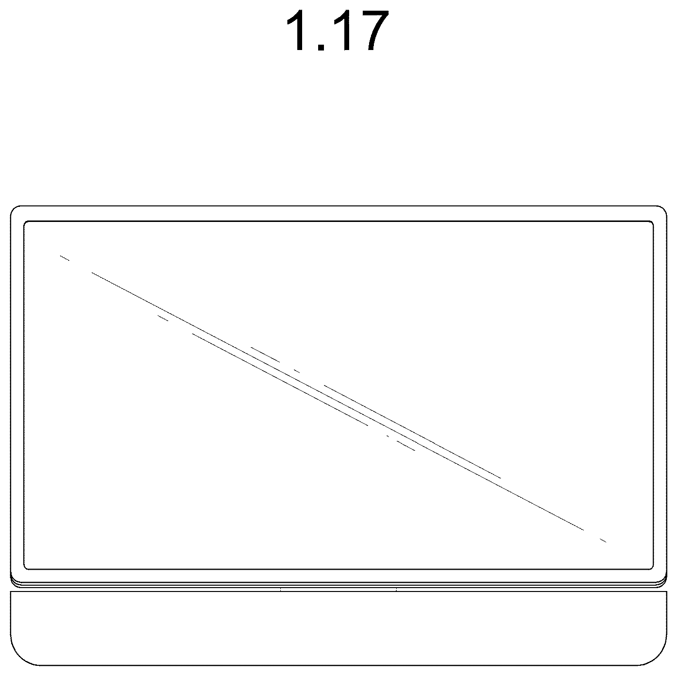 Patent USD1078672 Figure 10 – Television receiver