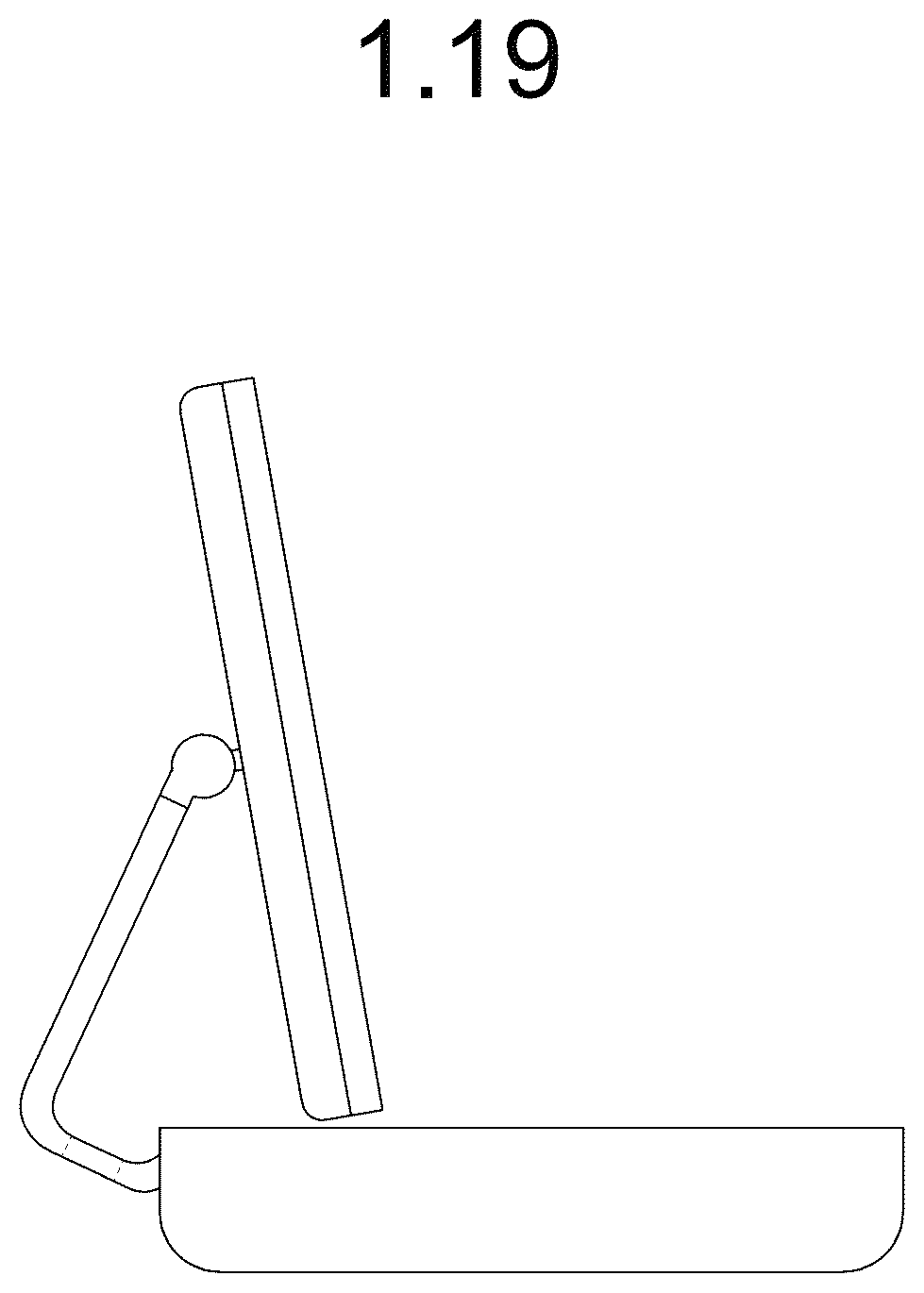 Patent USD1078672 Figure 12 – Television receiver