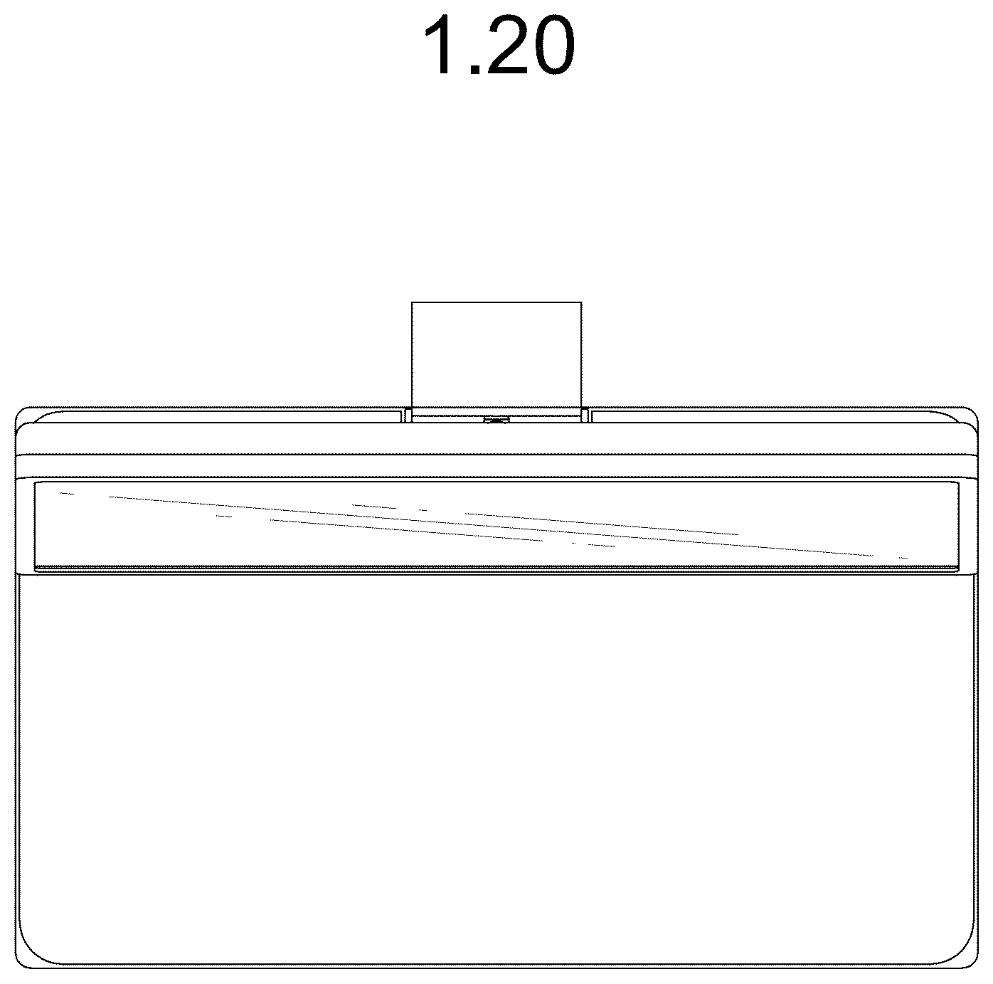 Patent USD1078672 Figure 13 – Television receiver