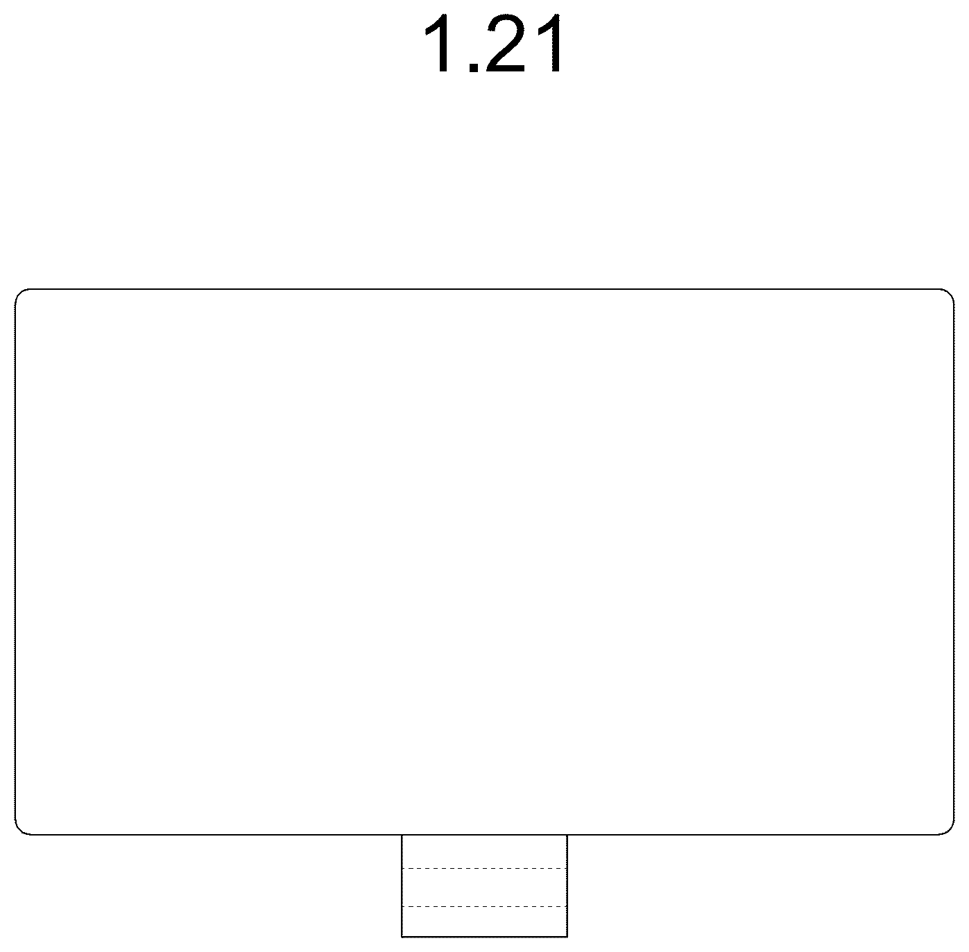 Patent USD1078672 Figure 14 – Television receiver