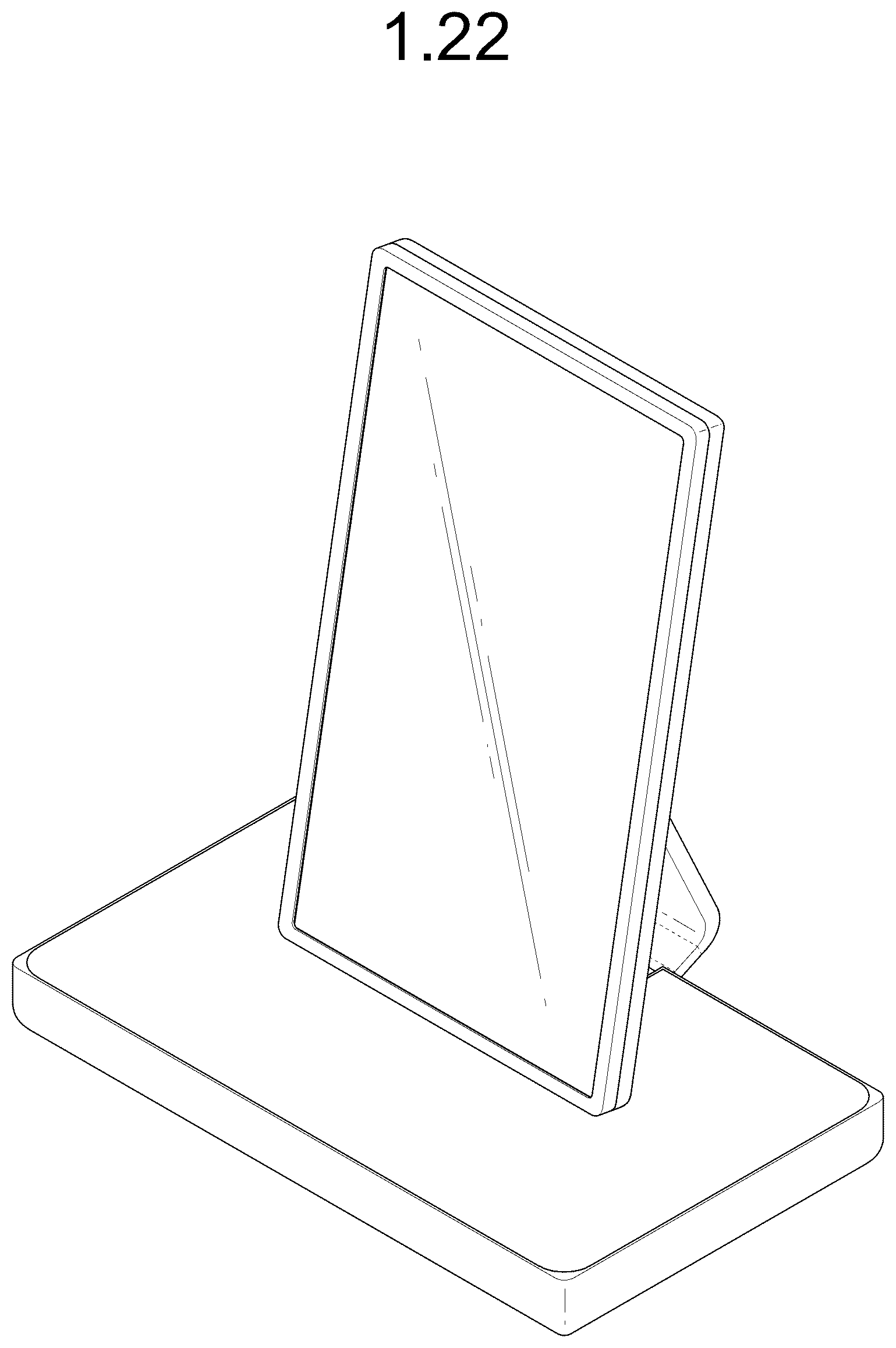 Patent USD1078672 Figure 15 – Television receiver