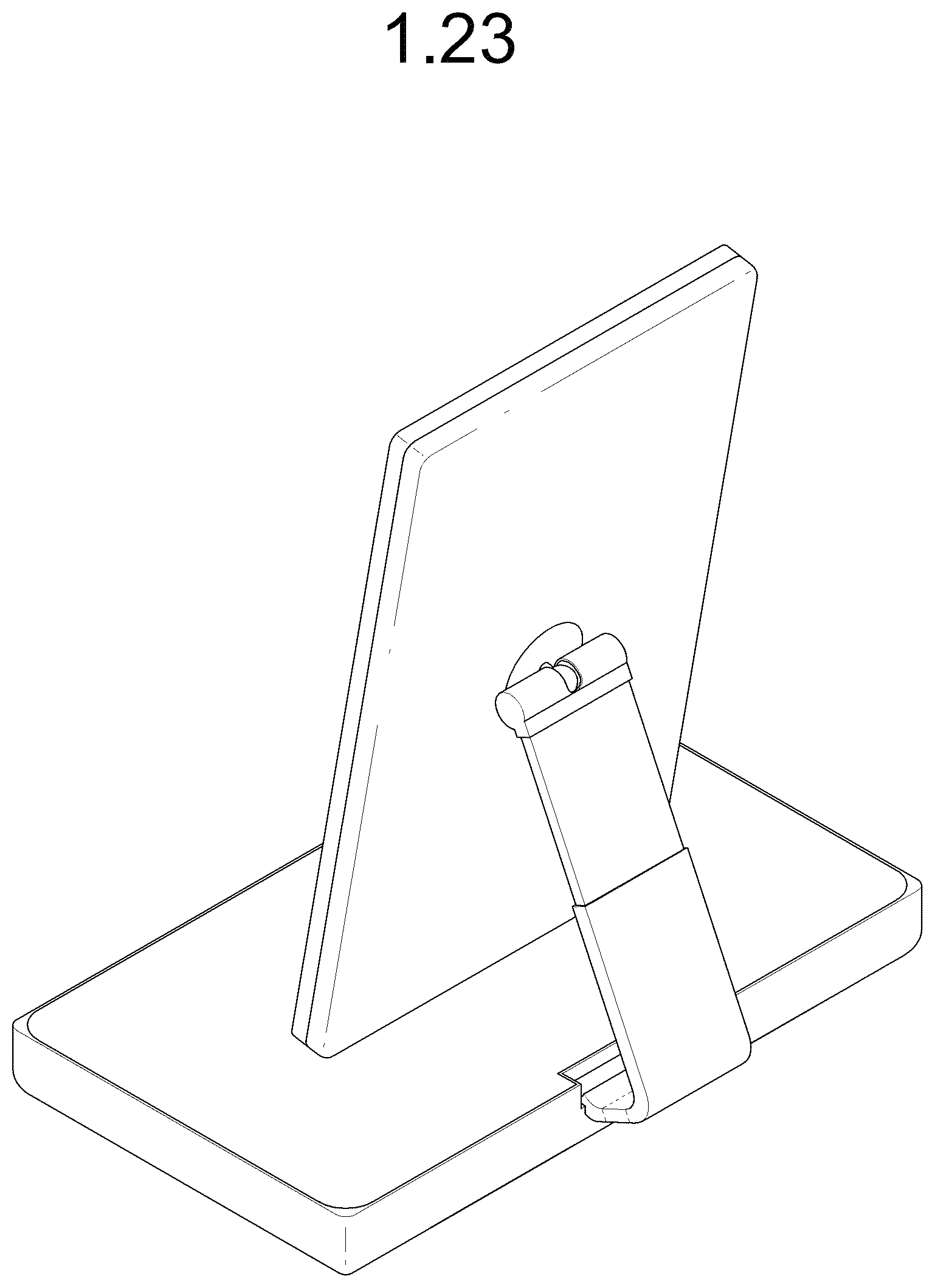 Patent USD1078672 Figure 16 – Television receiver