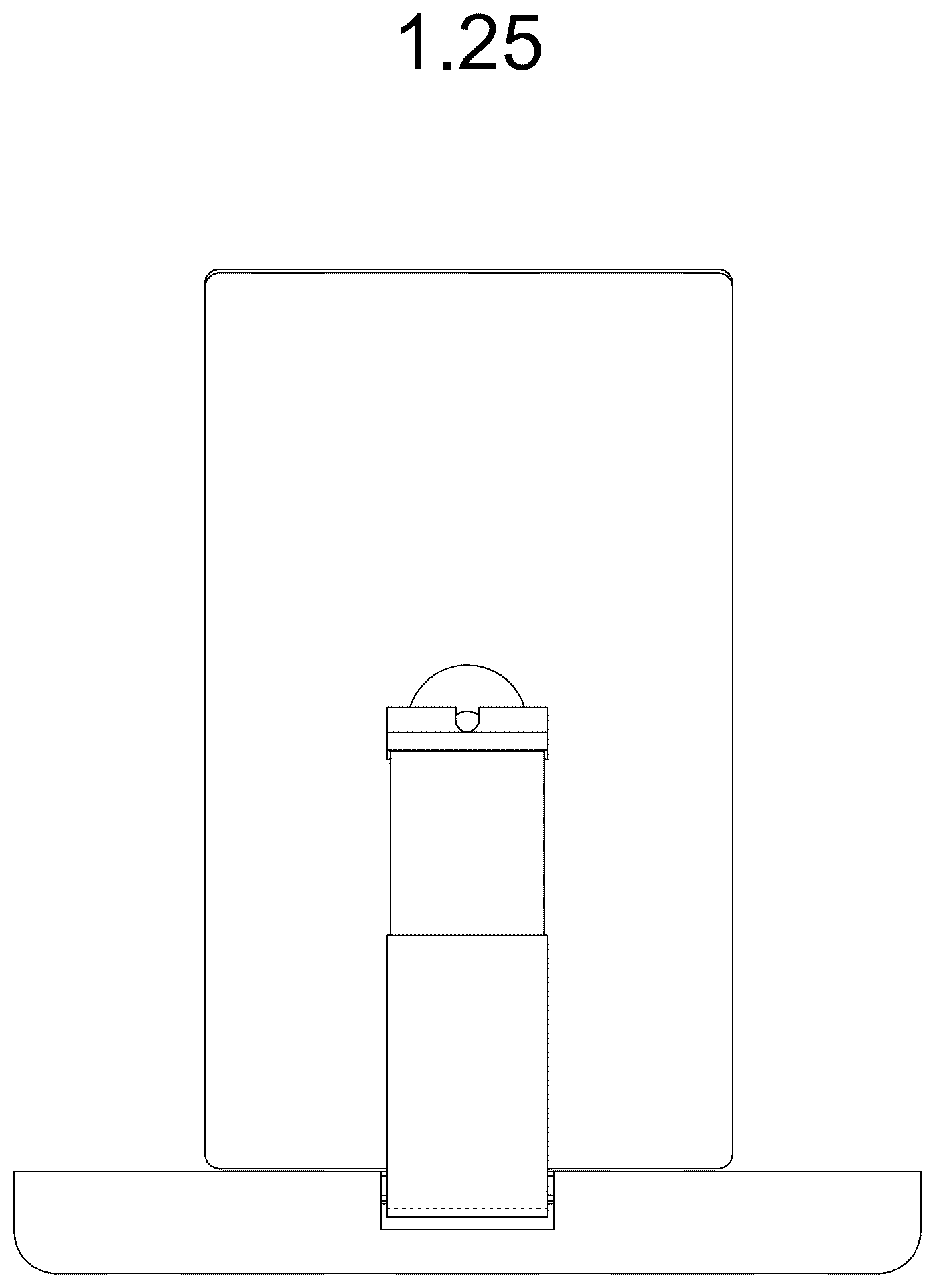 Patent USD1078672 Figure 18 – Television receiver