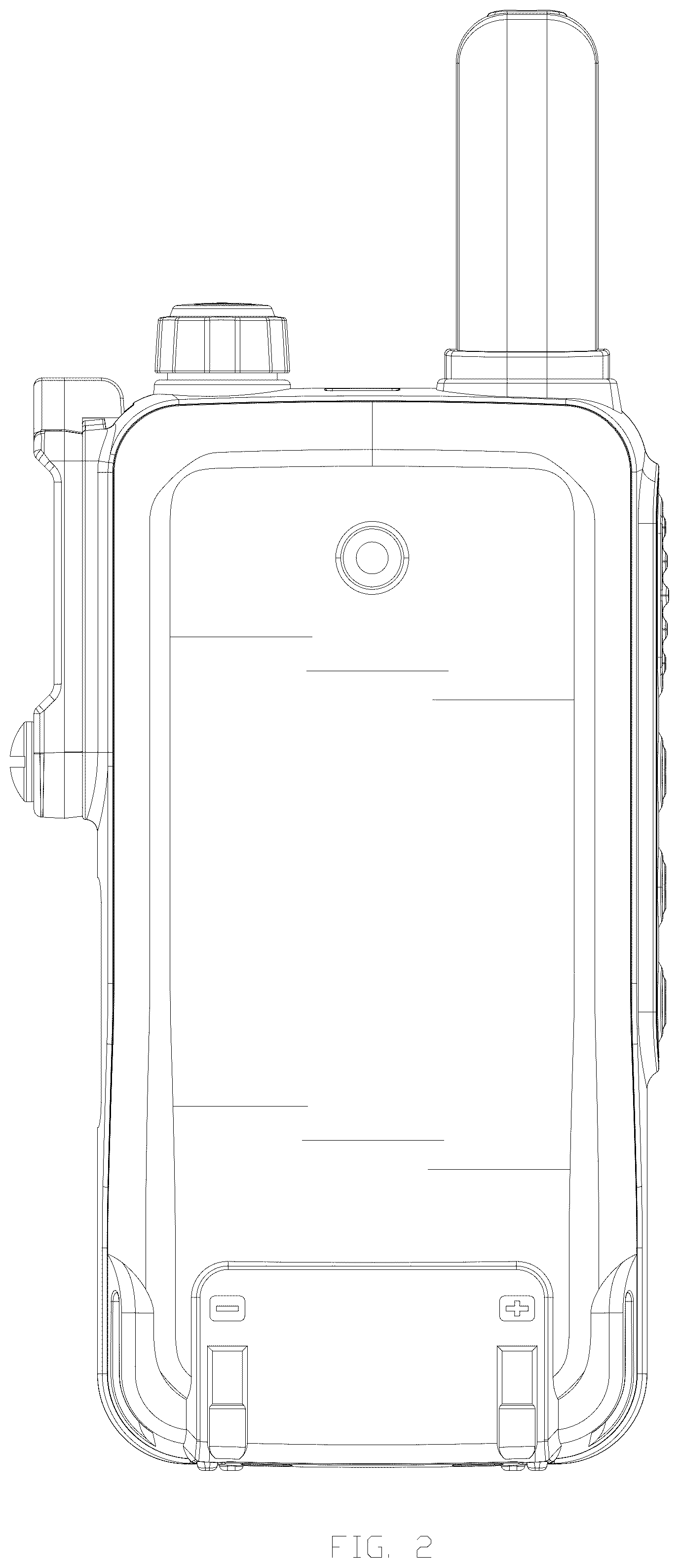 Patent USD1078673 Figure 2 – Walkie-talkie