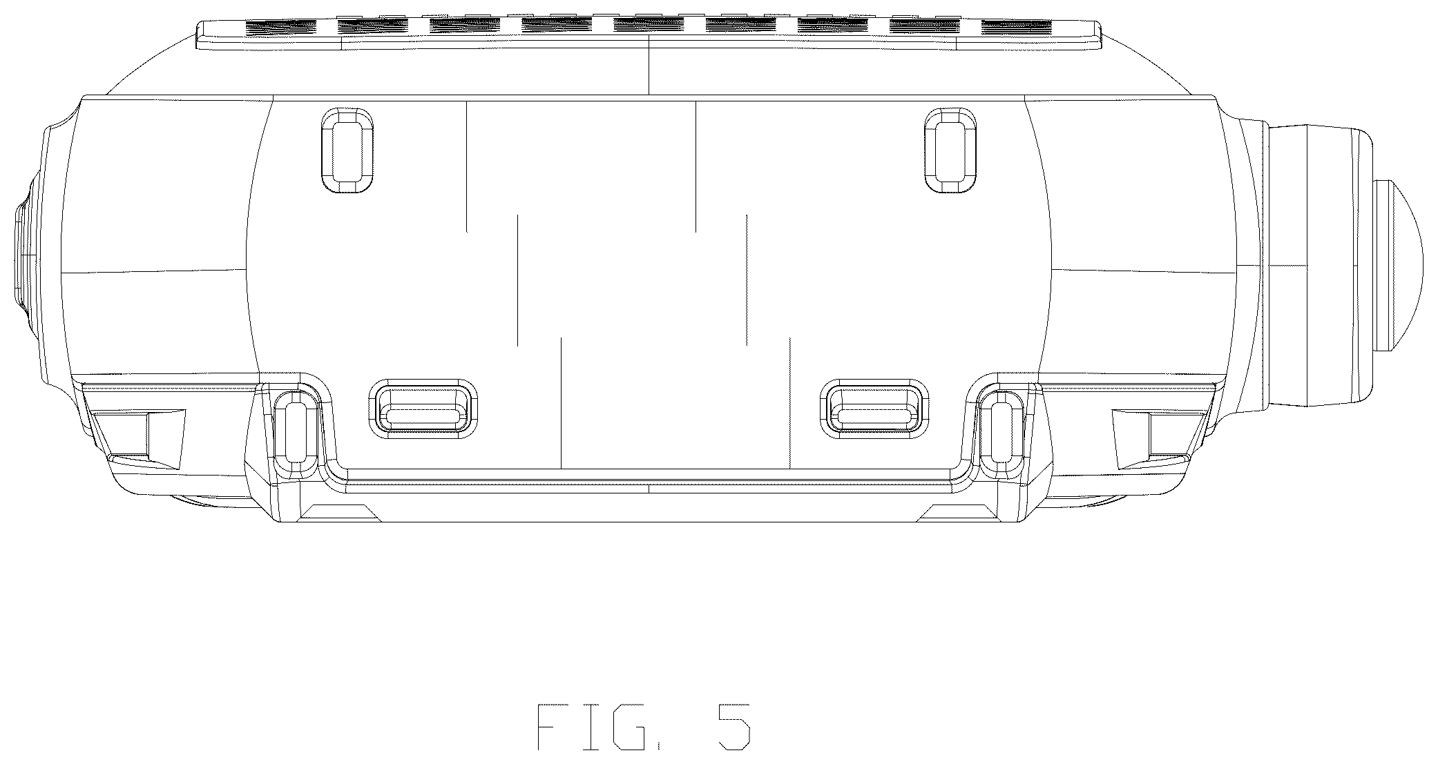 Patent USD1078673 Figure 5 – Walkie-talkie