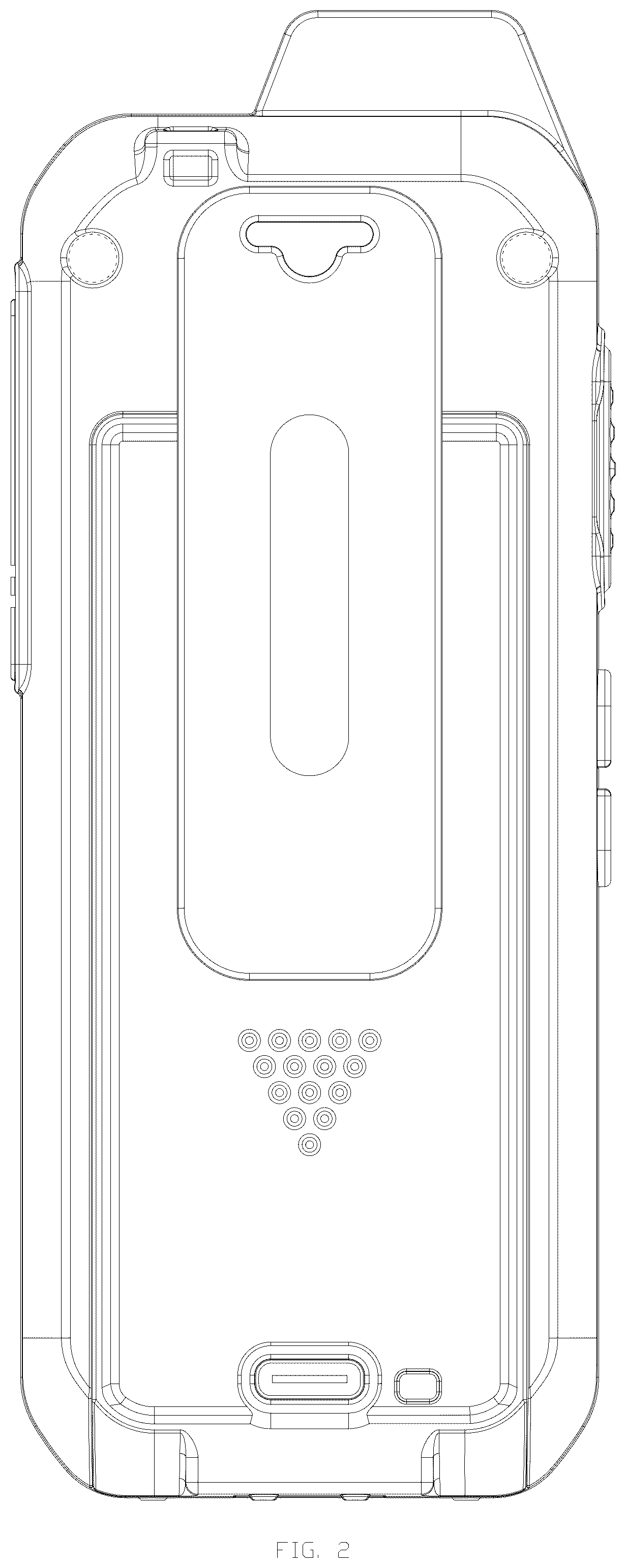 Patent USD1078674 Figure 2 – Walkie talkie