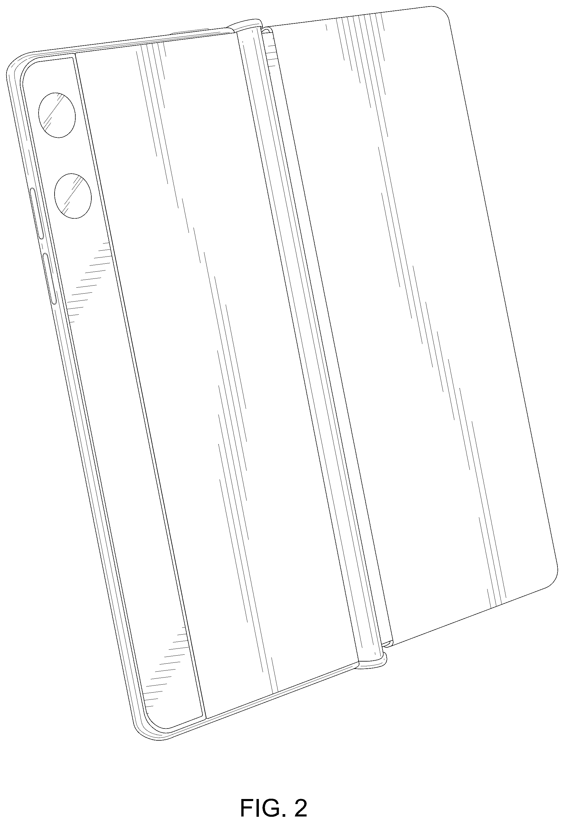 Patent USD1078677 Figure 2 – Mobile phone