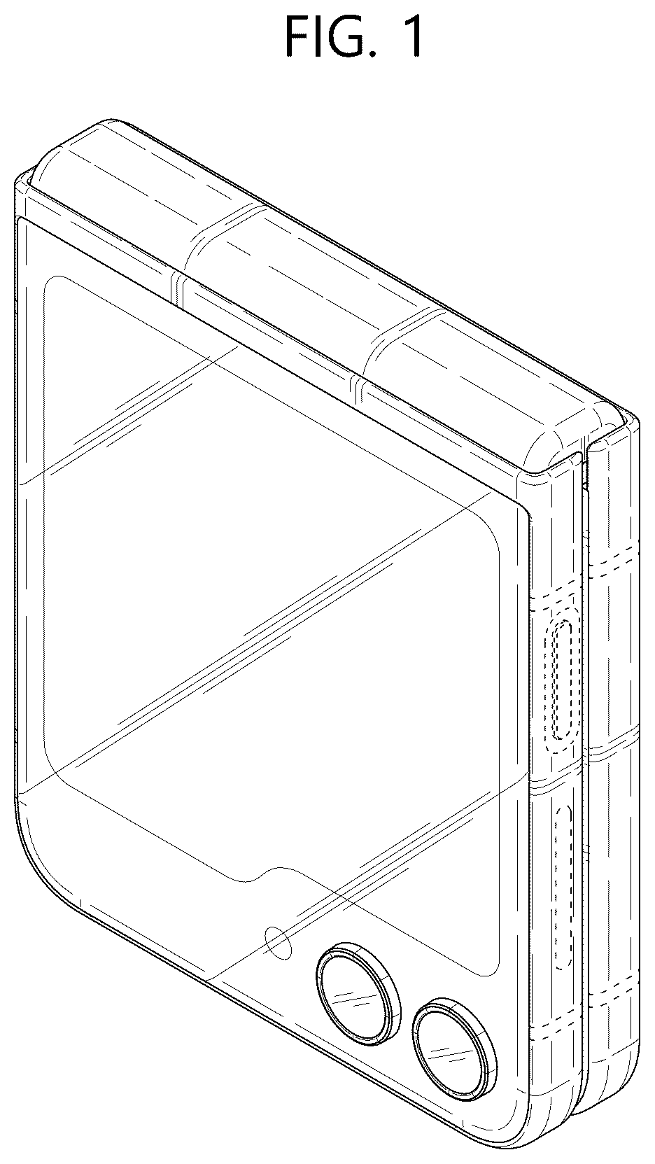 Patent USD1078678 Figure 1 – Mobile electronic device