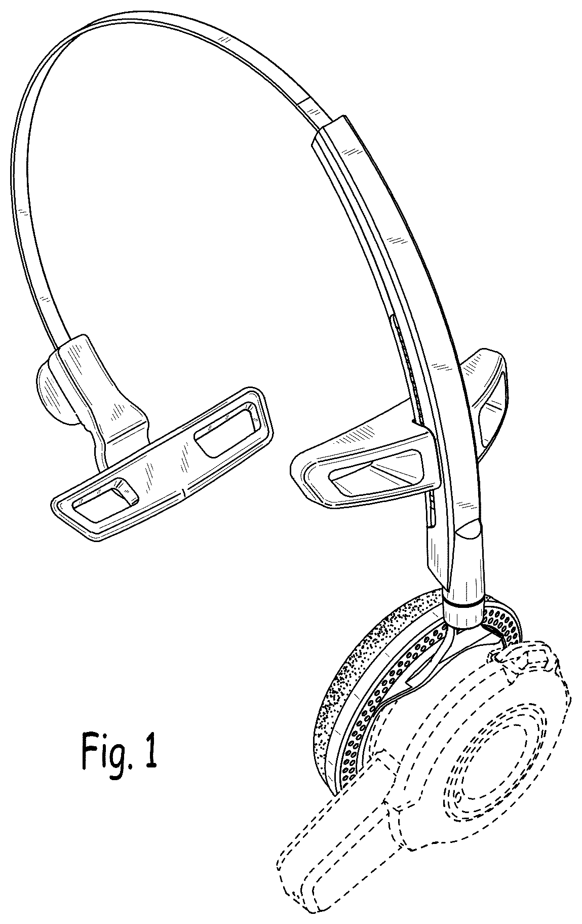 Patent USD1078681 Figure 1 – Headset
