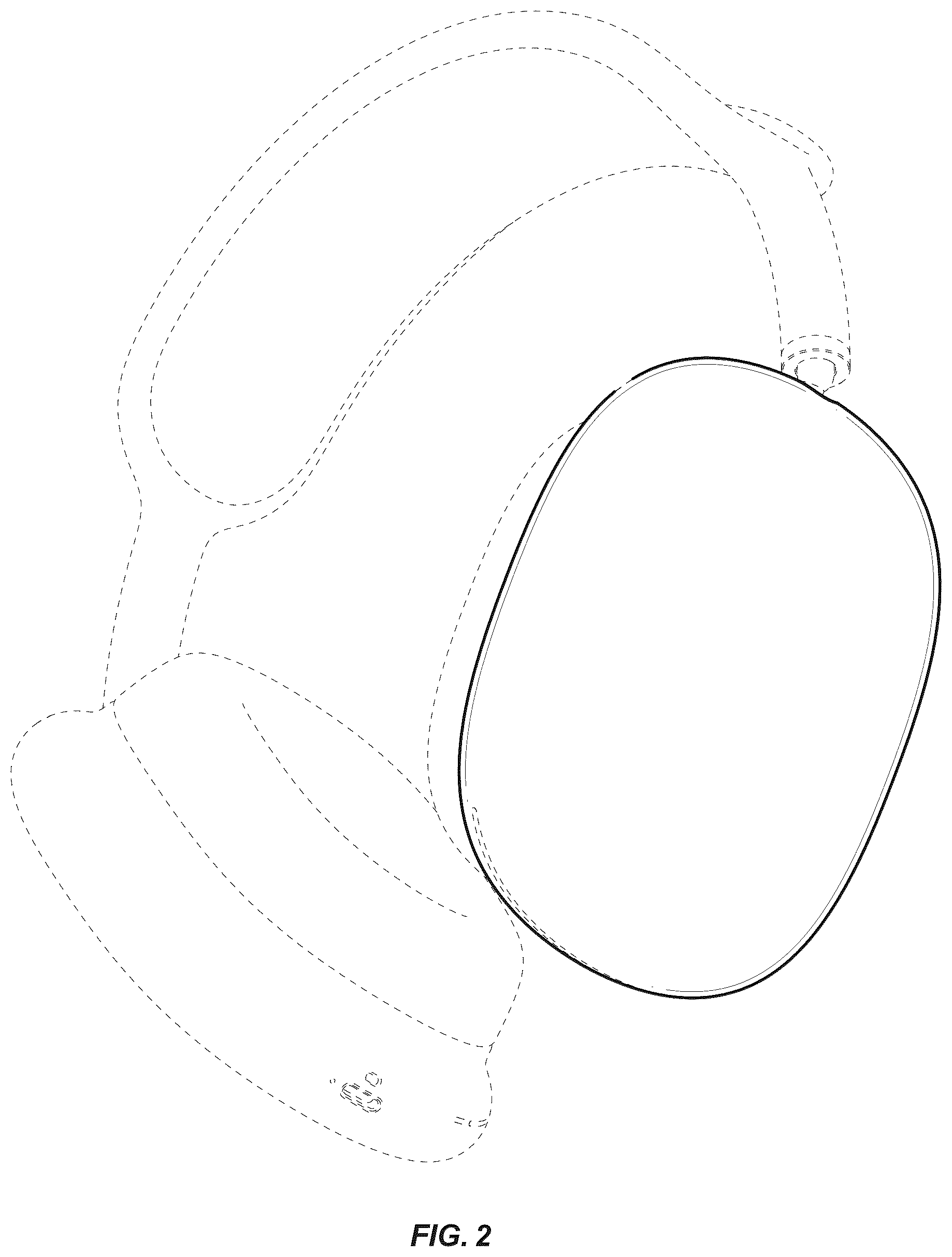 Patent USD1078682 Figure 2 – Headphones