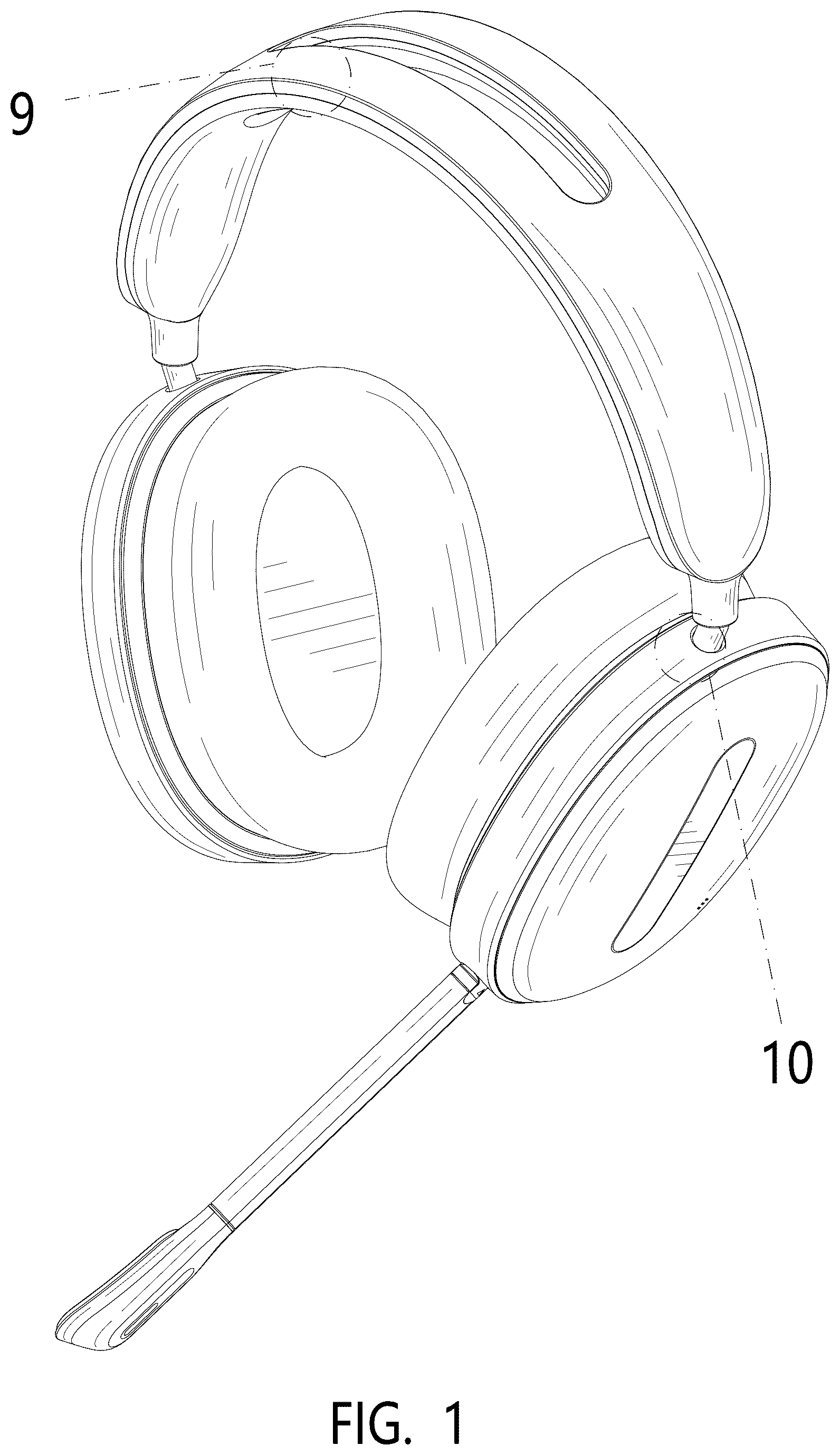 Patent USD1078684 — Headphone — Figure 1