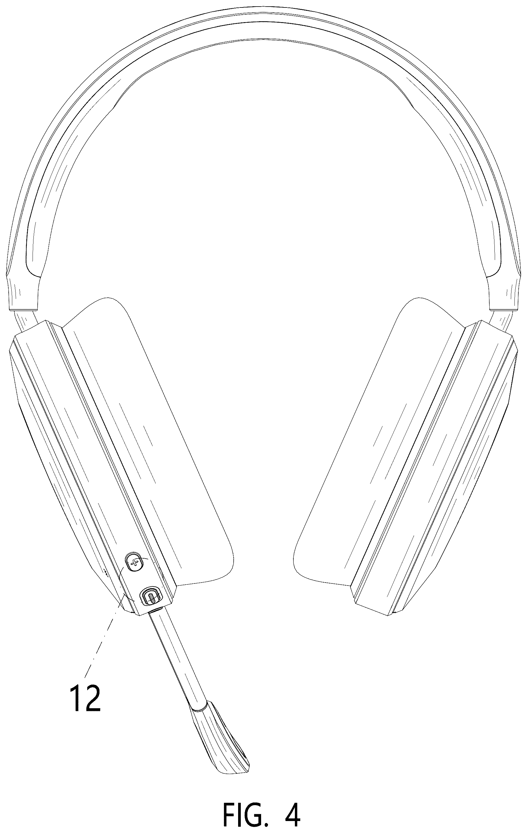Patent USD1078684 Figure 4 – Headphone