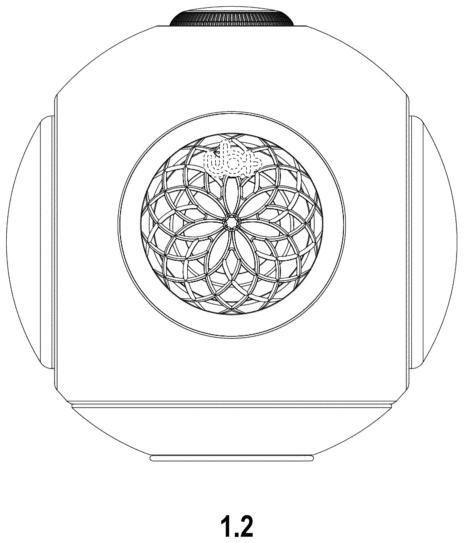 Patent USD1078688 Figure 2 – Speaker