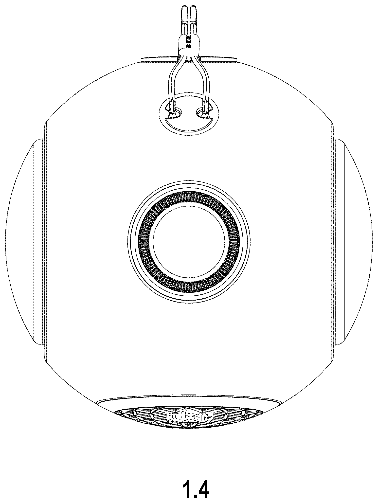 Patent USD1078688 Figure 4 – Speaker