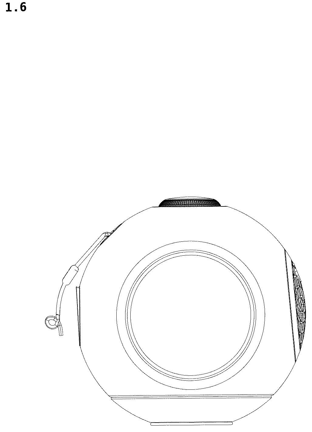Patent USD1078688 Figure 6 – Speaker