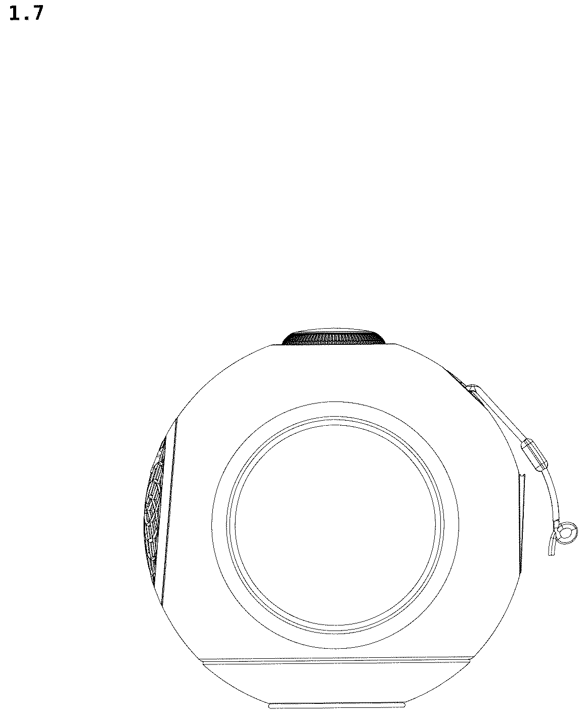 Patent USD1078688 Figure 7 – Speaker