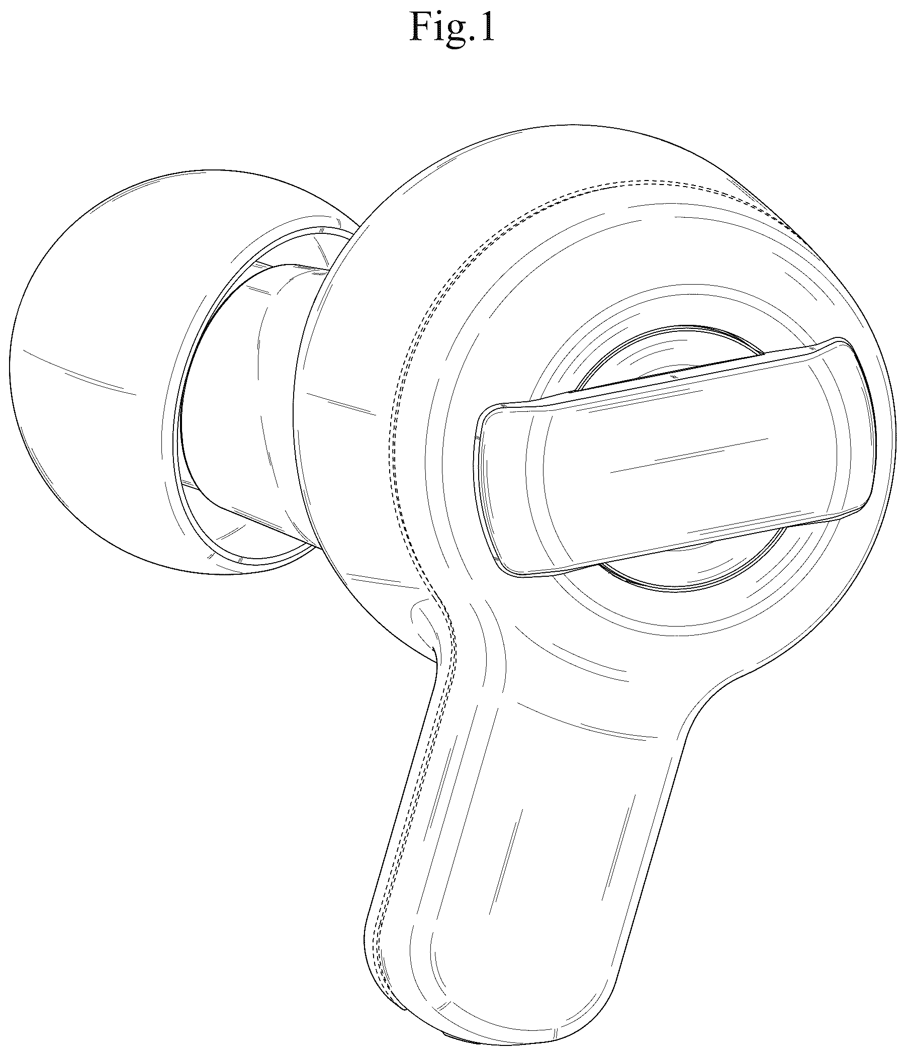 Patent USD1078691 Figure 1 – Earphone