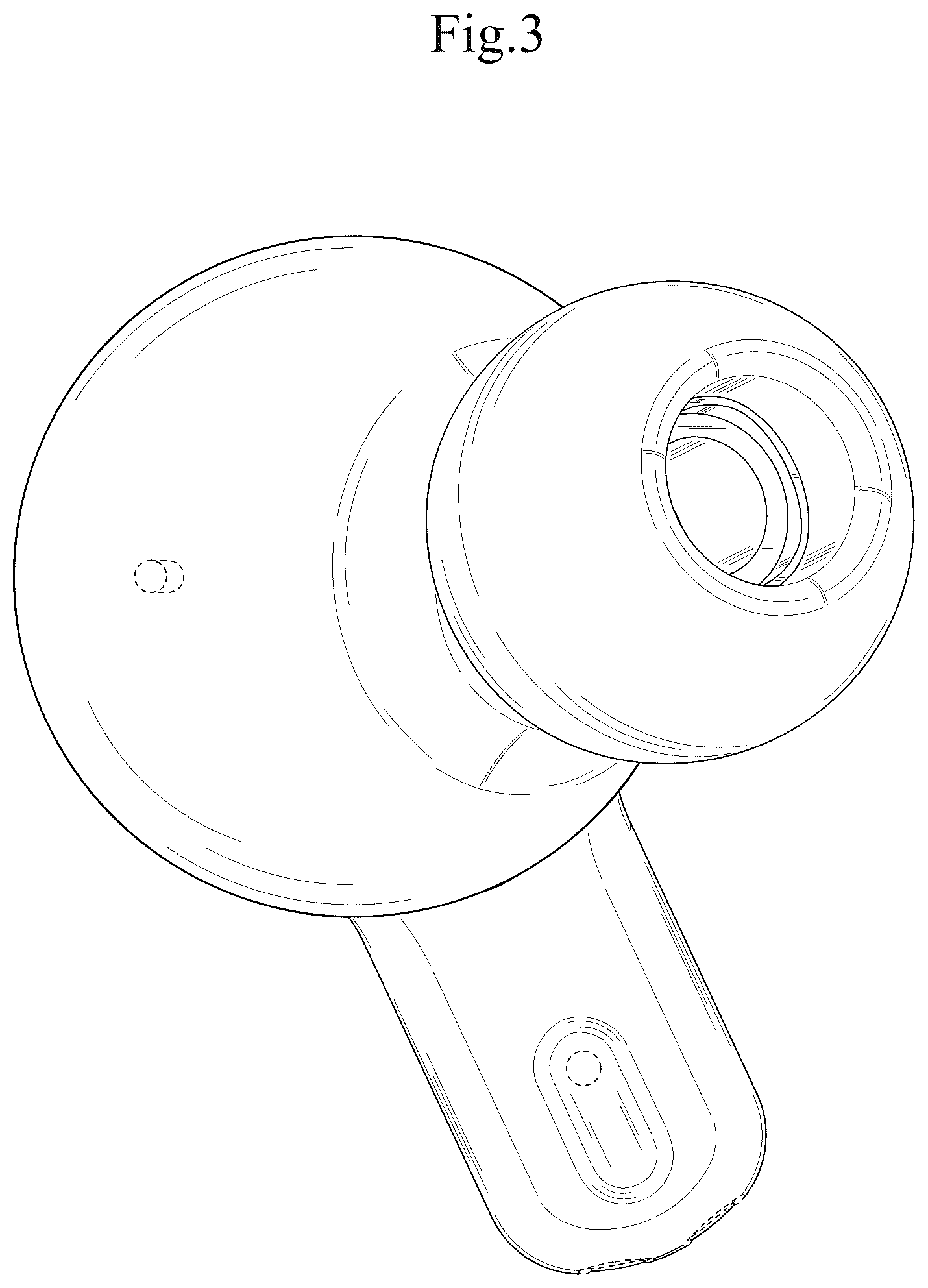 Patent USD1078691 Figure 3 – Earphone