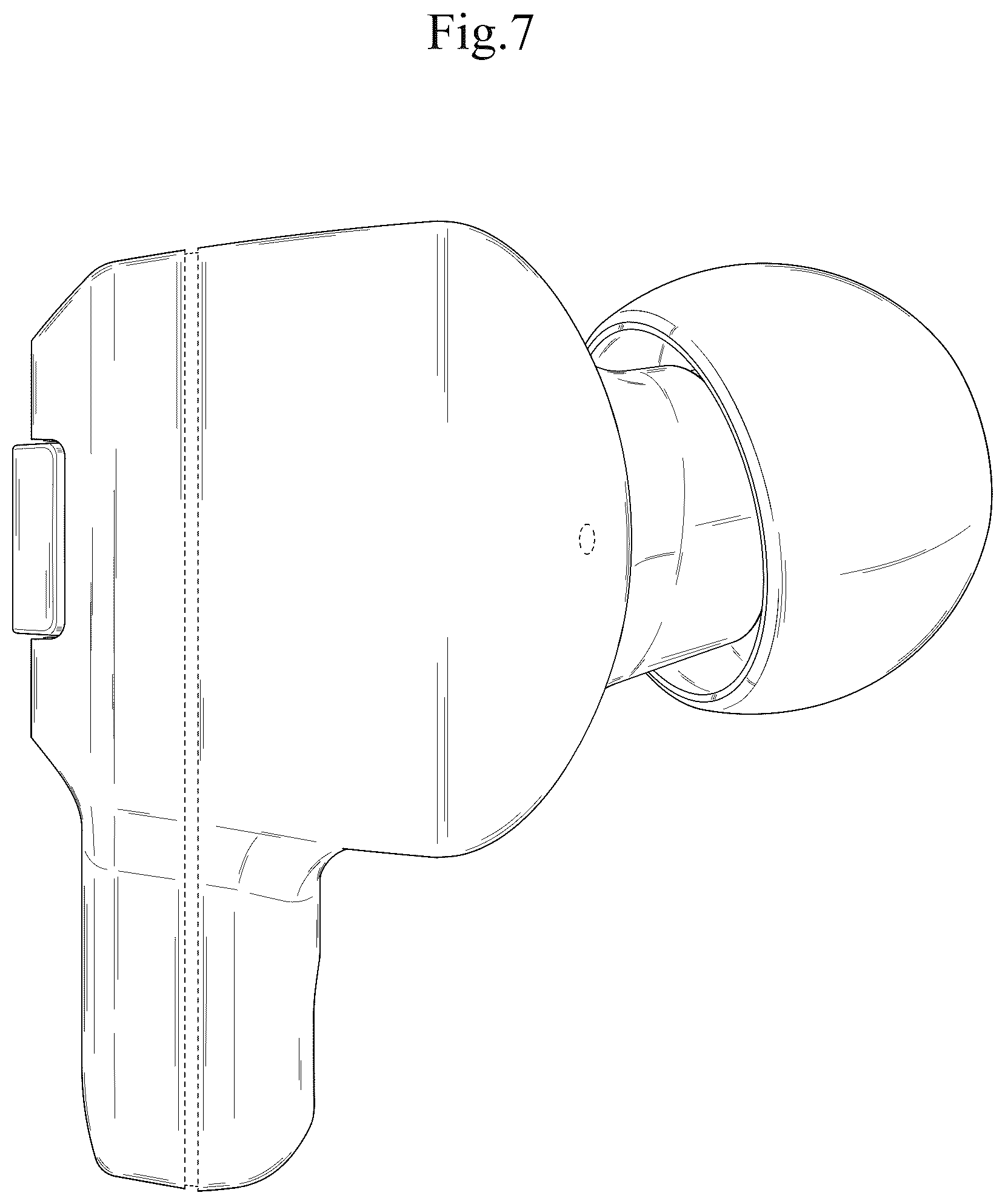 Patent USD1078691 Figure 7 – Earphone