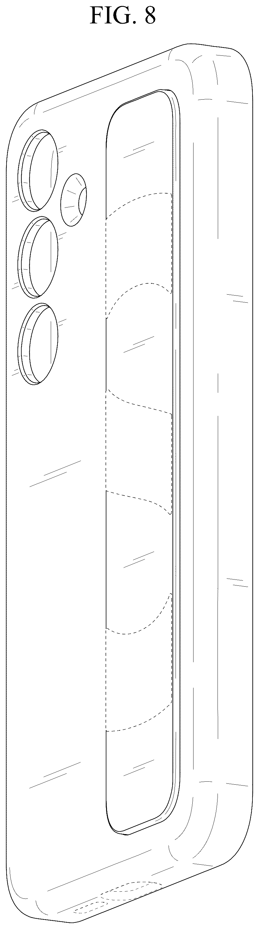 Patent USD1078711 Figure 8 – Case for electronic device