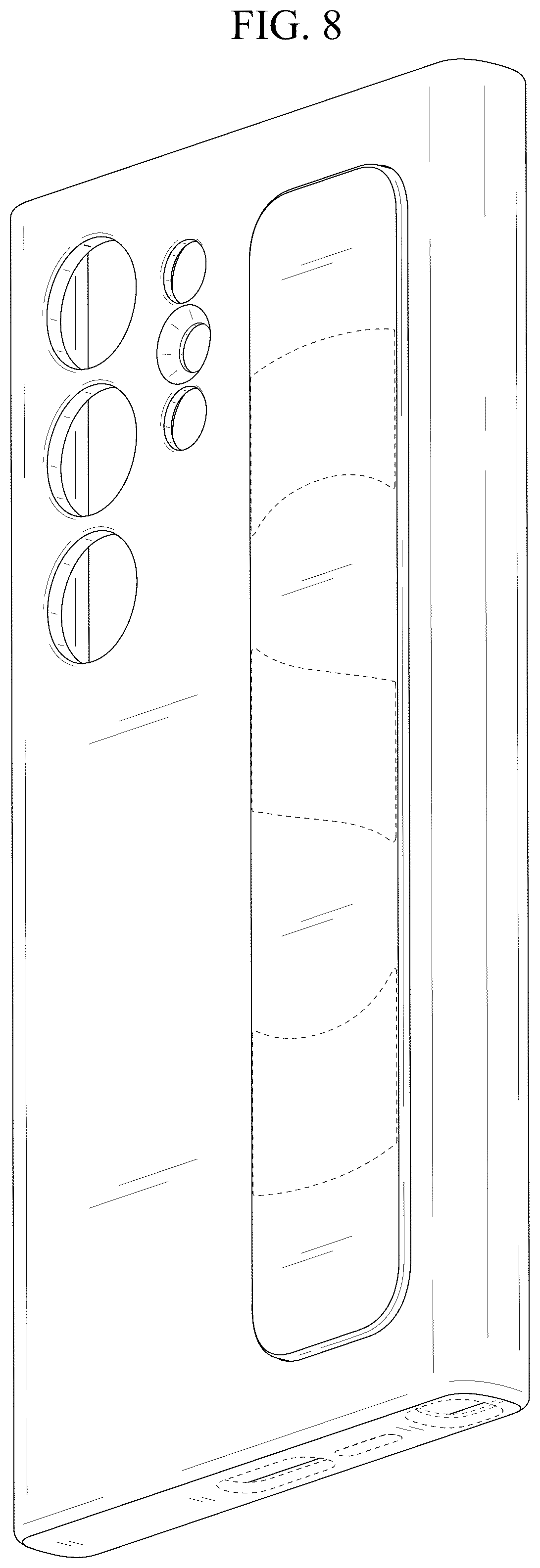 Patent USD1078712 Figure 8 – Case for electronic device