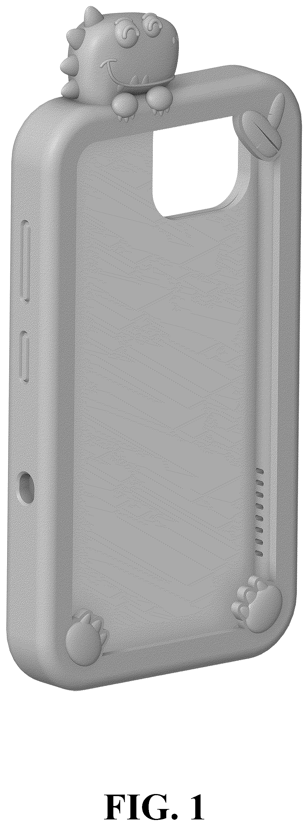 Patent USD1078713 Figure 1 – Children's toy mobile phone case