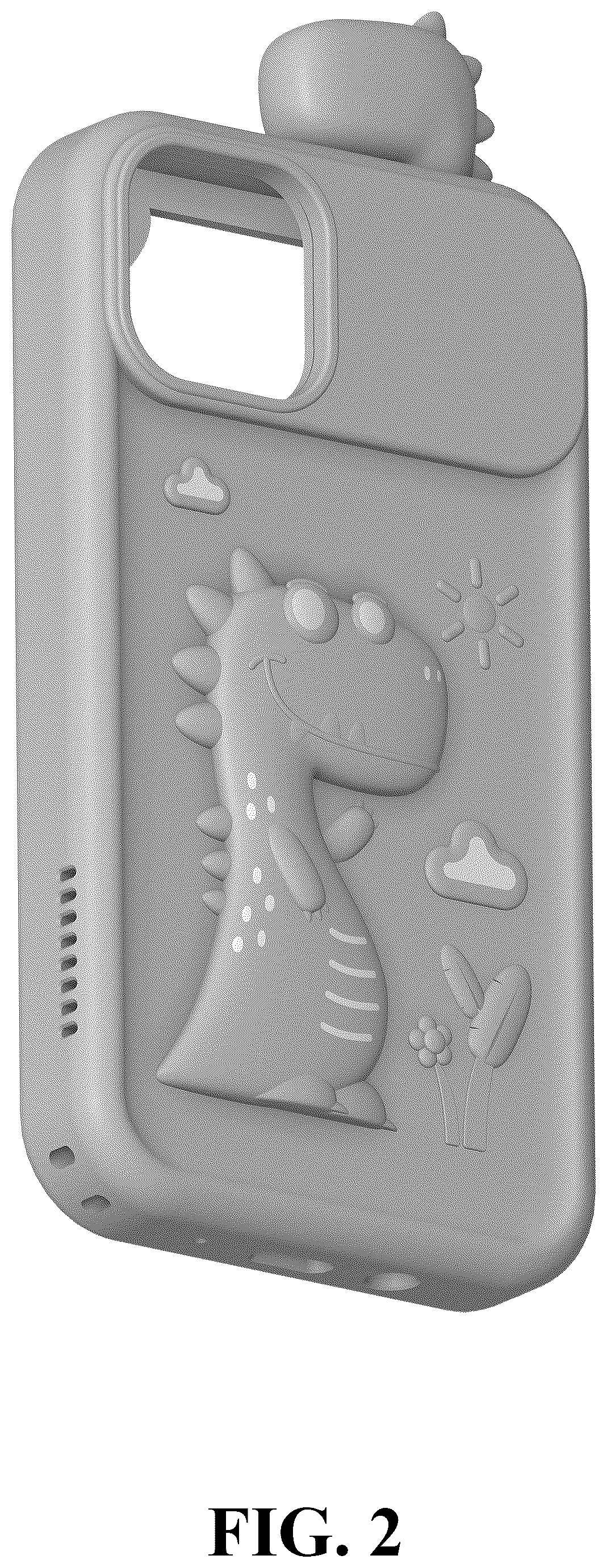 Patent USD1078713 Figure 2 – Children's toy mobile phone case