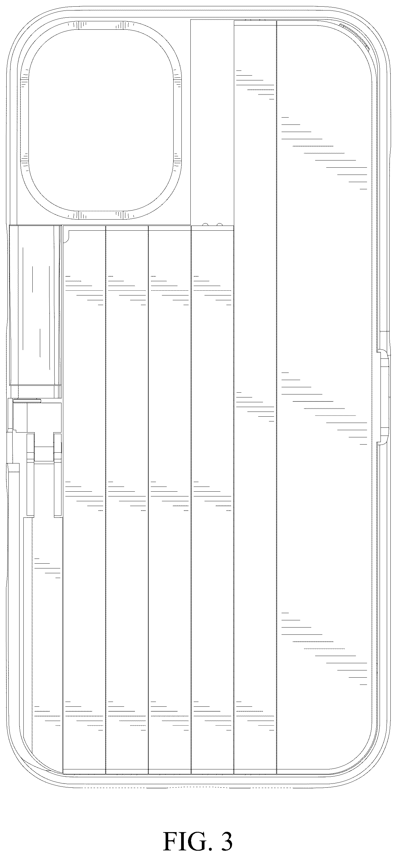 Patent USD1078714 Figure 3 – Mobile phone cover