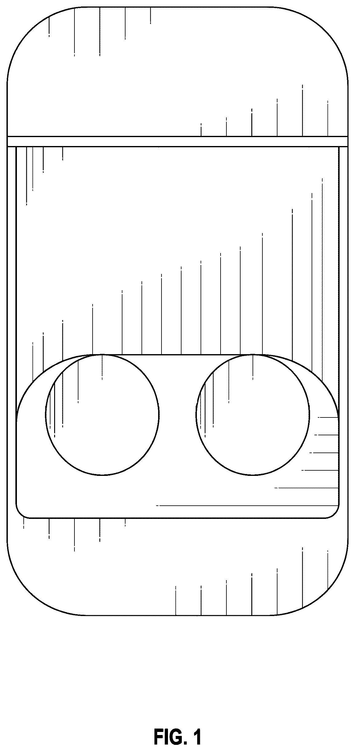 Patent USD1078716 — Earbud holder — Figure 1