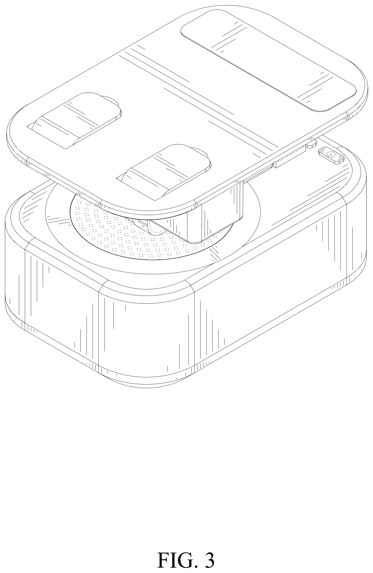 Patent USD1078718 Figure 3 – Mobile phone holder with speaker
