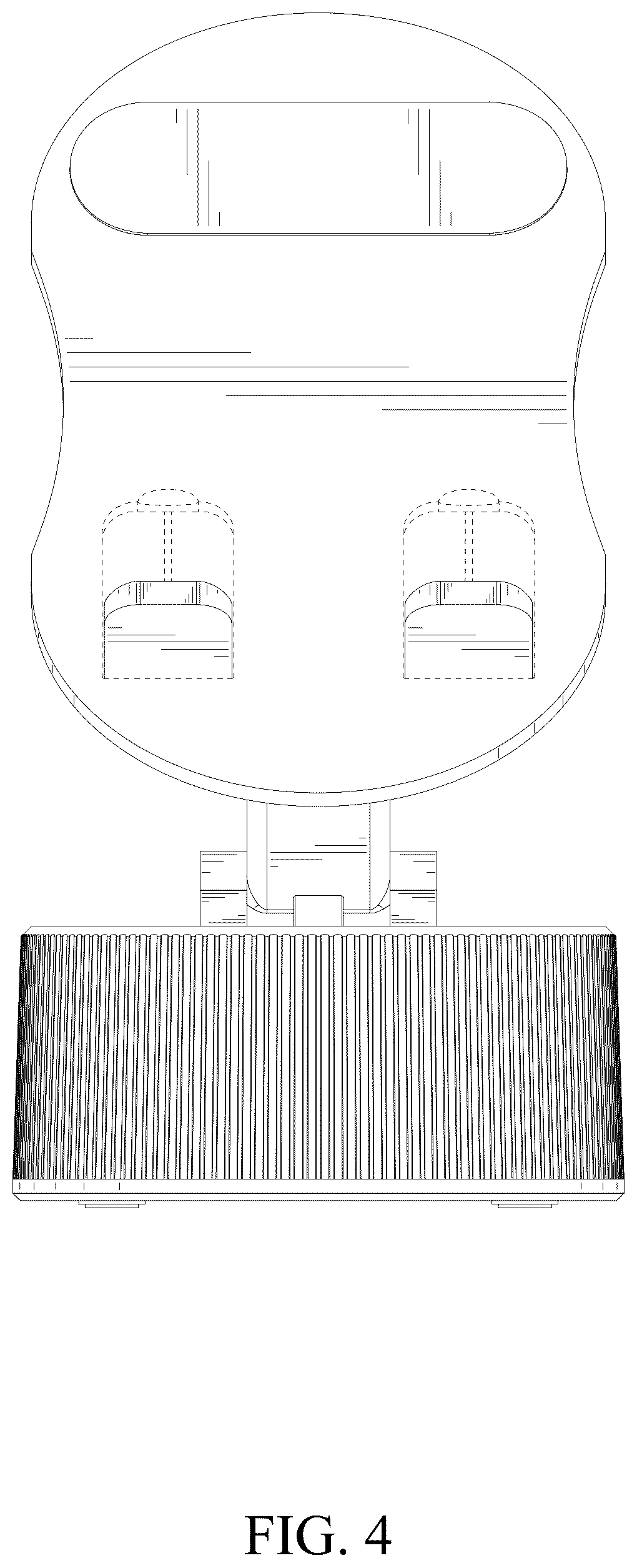Patent USD1078719 Figure 4 – Mobile phone holder with speaker