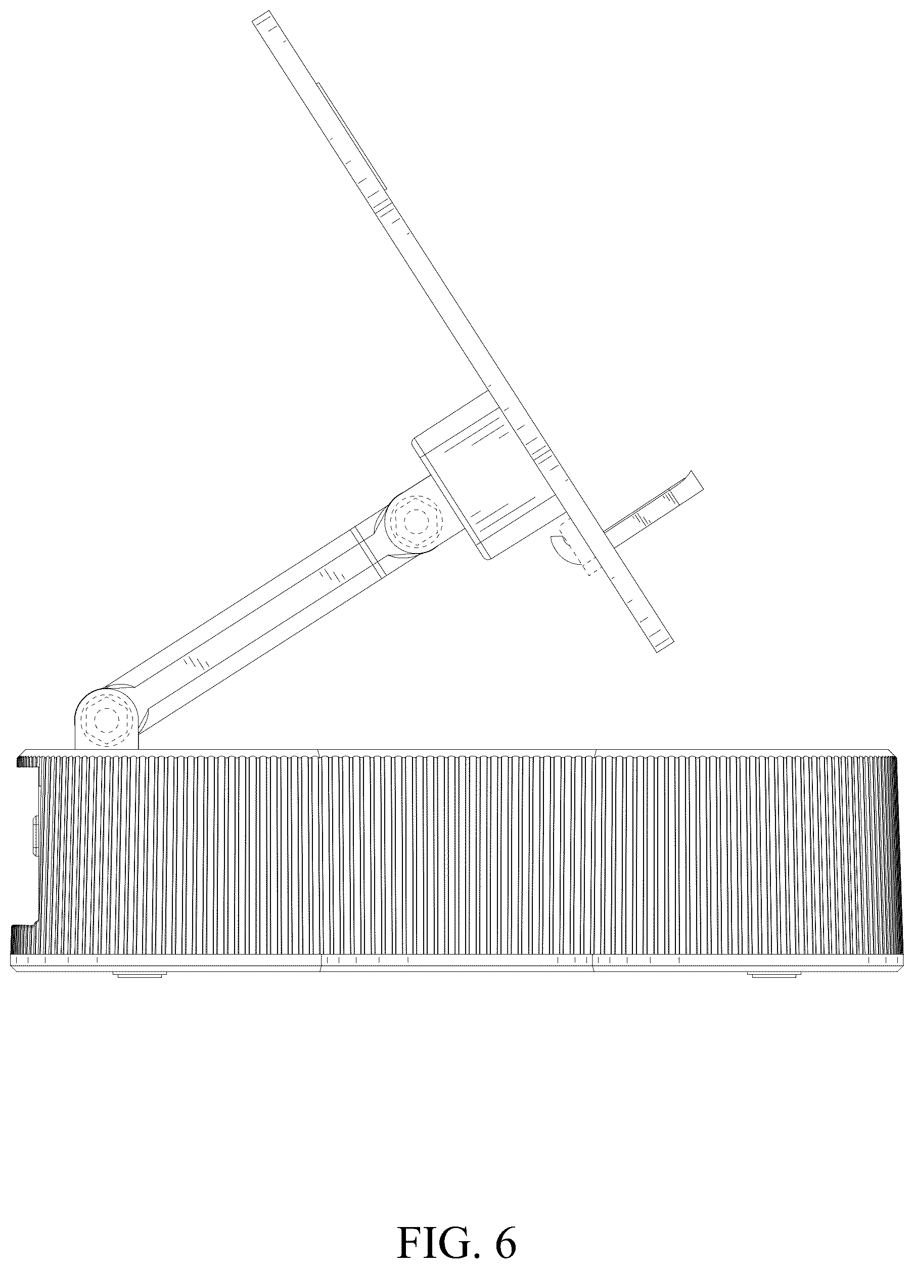 Patent USD1078719 Figure 6 – Mobile phone holder with speaker
