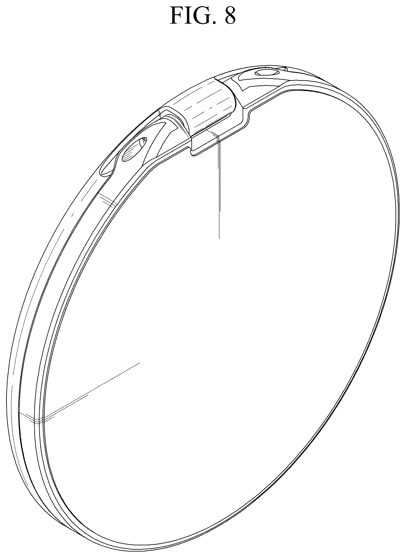 Patent USD1078721 Figure 6 – Ring holder for electronic device