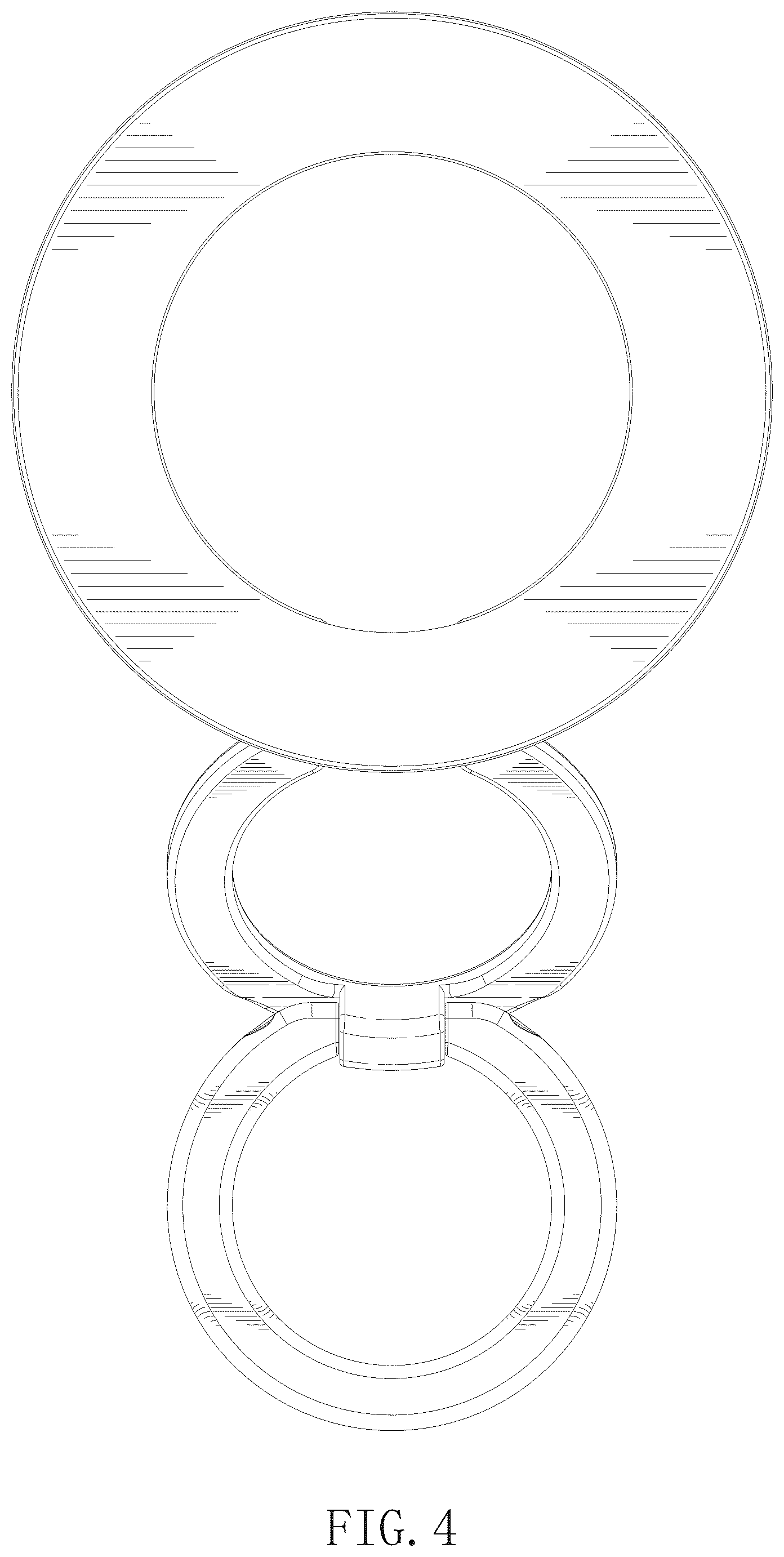 Patent USD1078724 Figure 4 – Mobile phone support