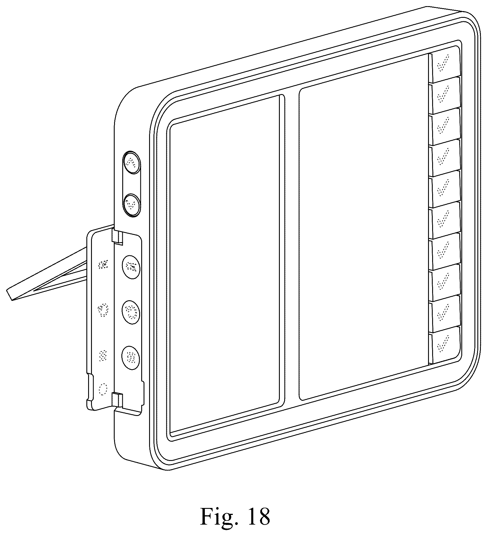 Patent USD1078731 Figure 18 – Task management device
