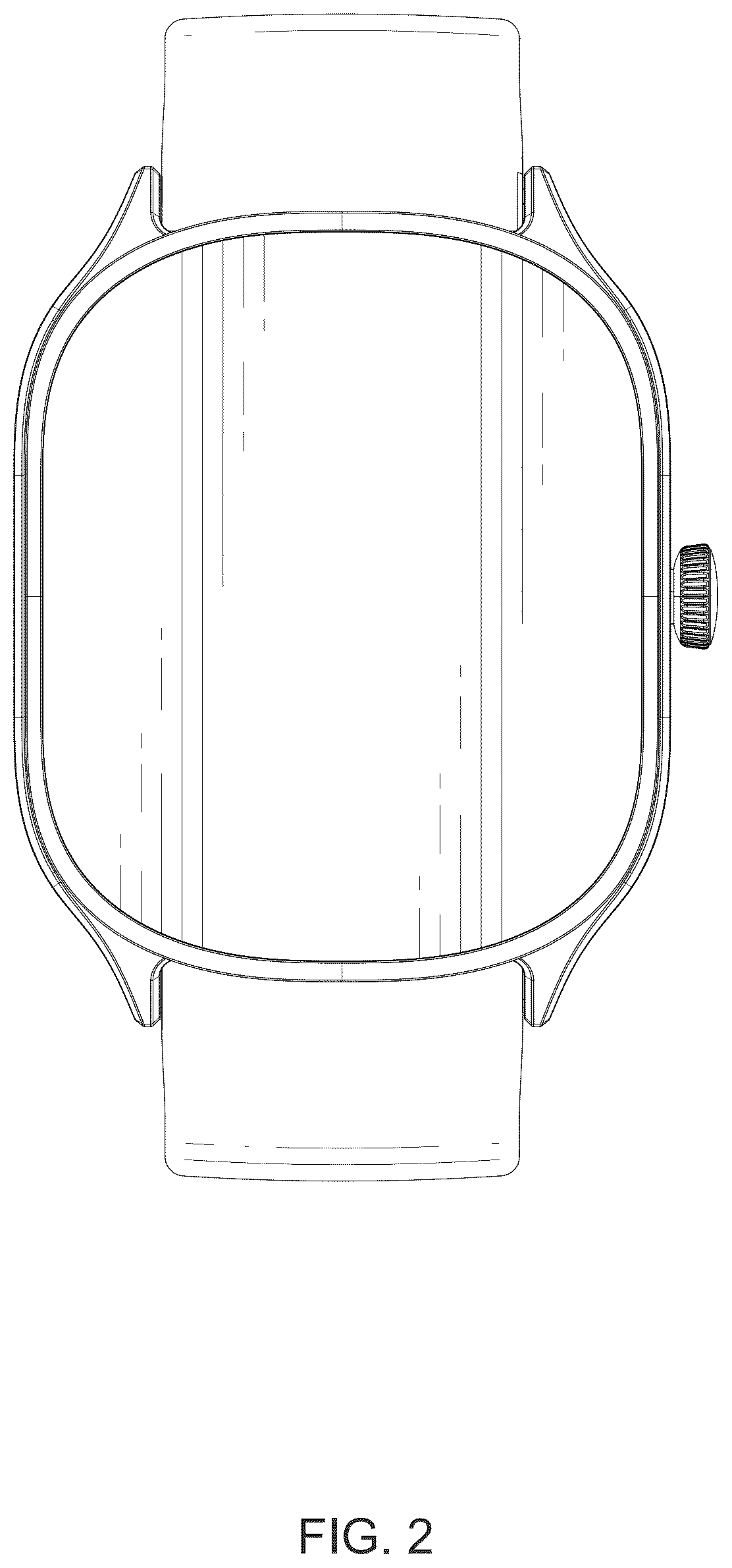 Patent USD1078732 Figure 2 – Smart watch