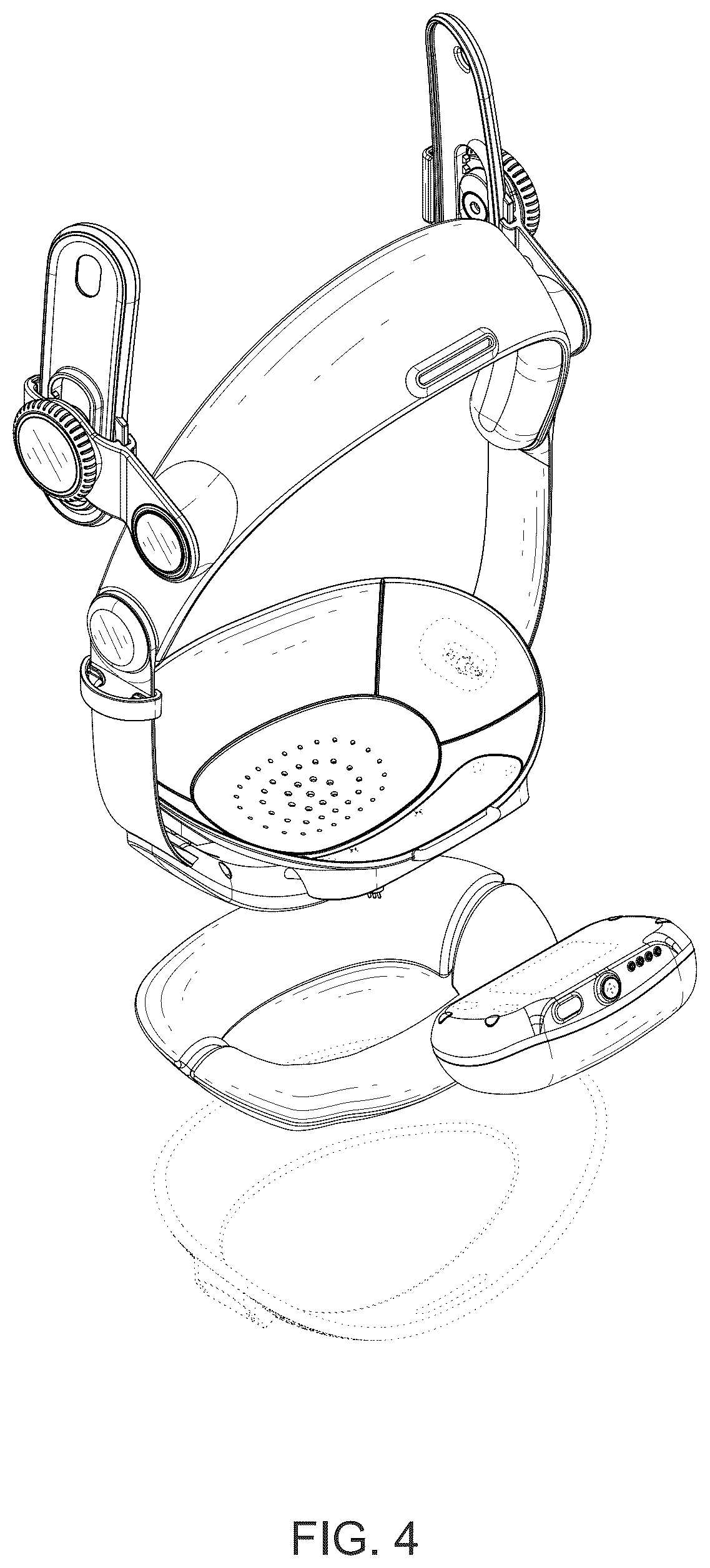 Patent USD1078734 Figure 4 – Headwear accessory of VR glasses