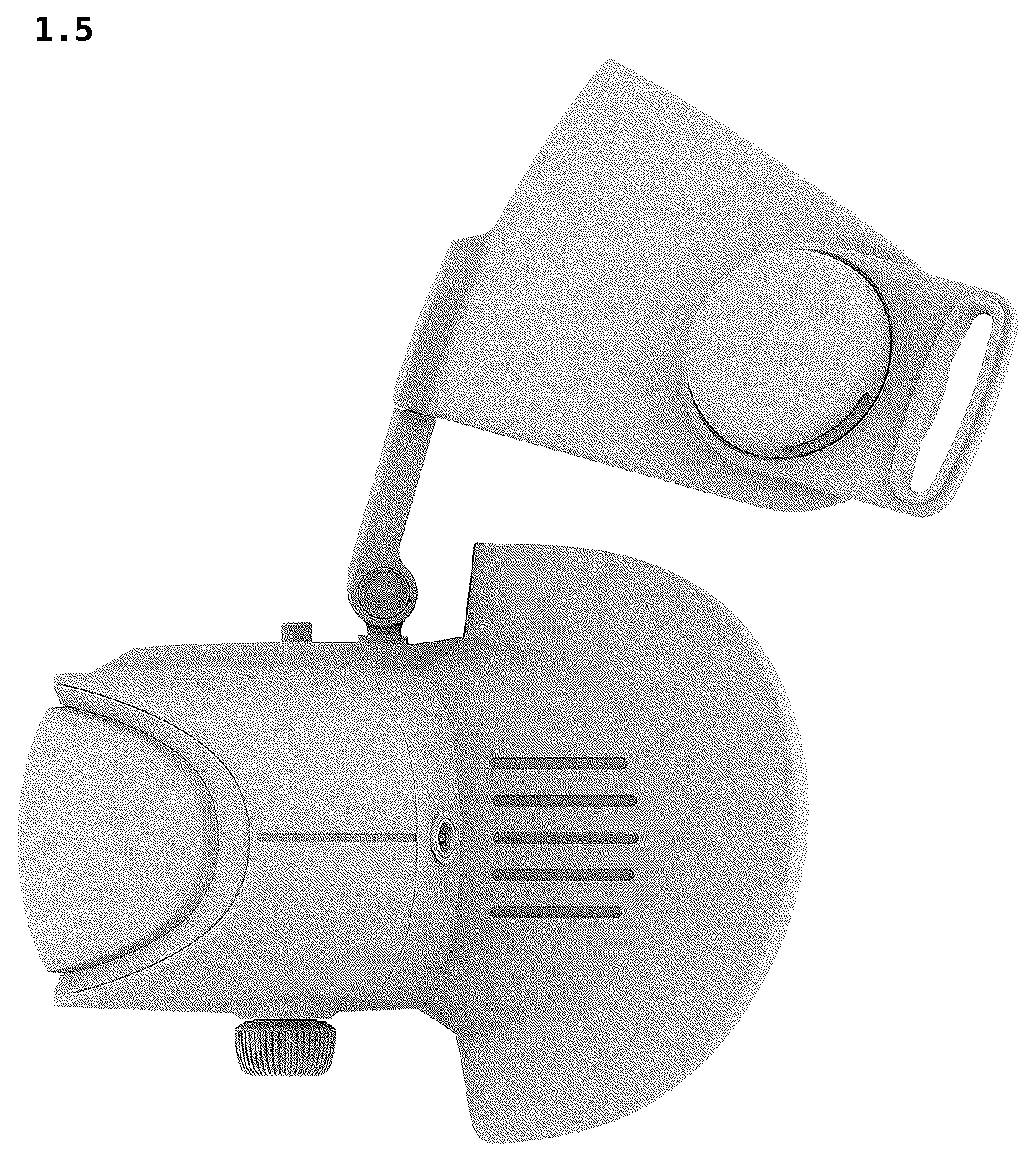 Patent USD1078735 Figure 5 – Head-mounted display