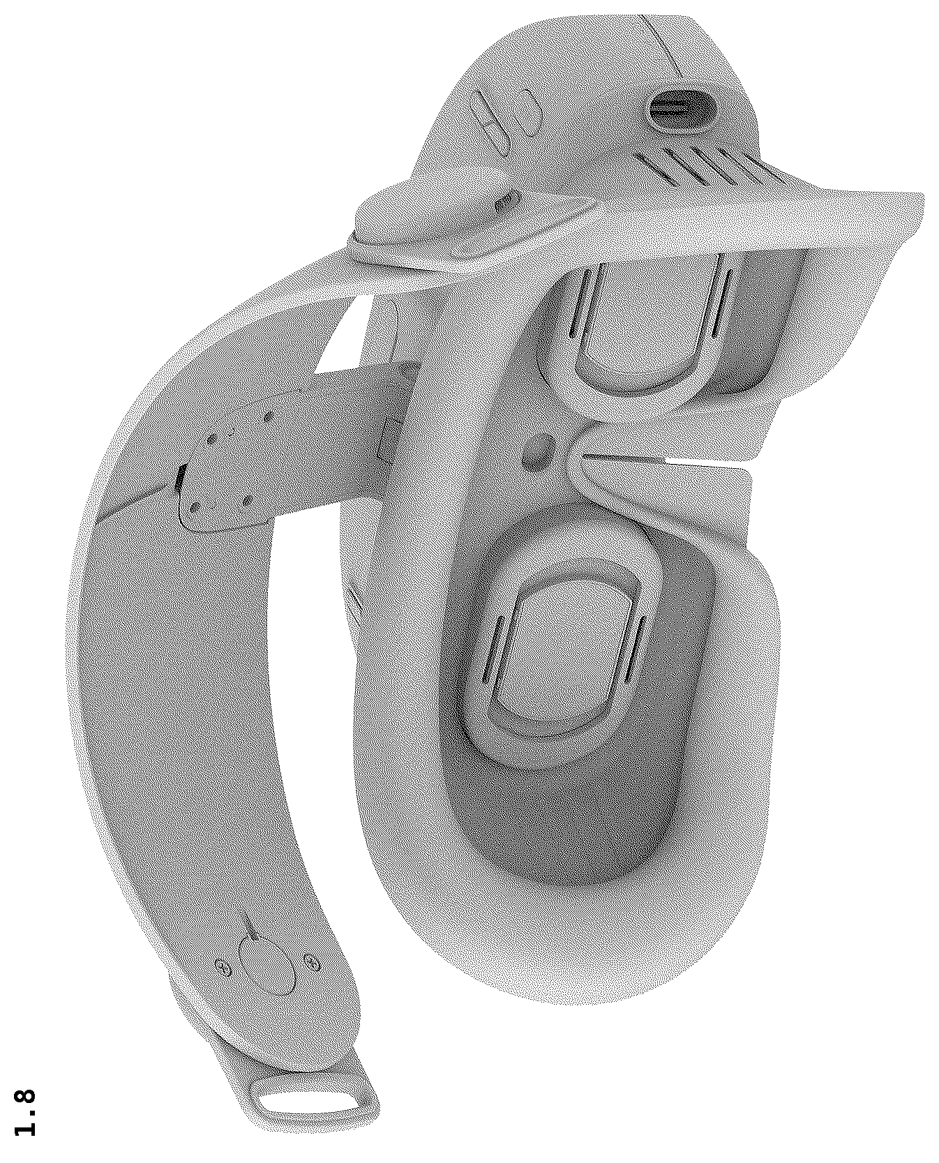 Patent USD1078735 Figure 8 – Head-mounted display