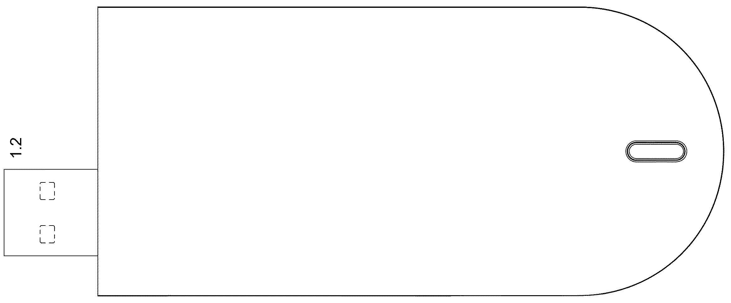 Patent USD1078736 Figure 2 – Wireless controller for electronic shelf label